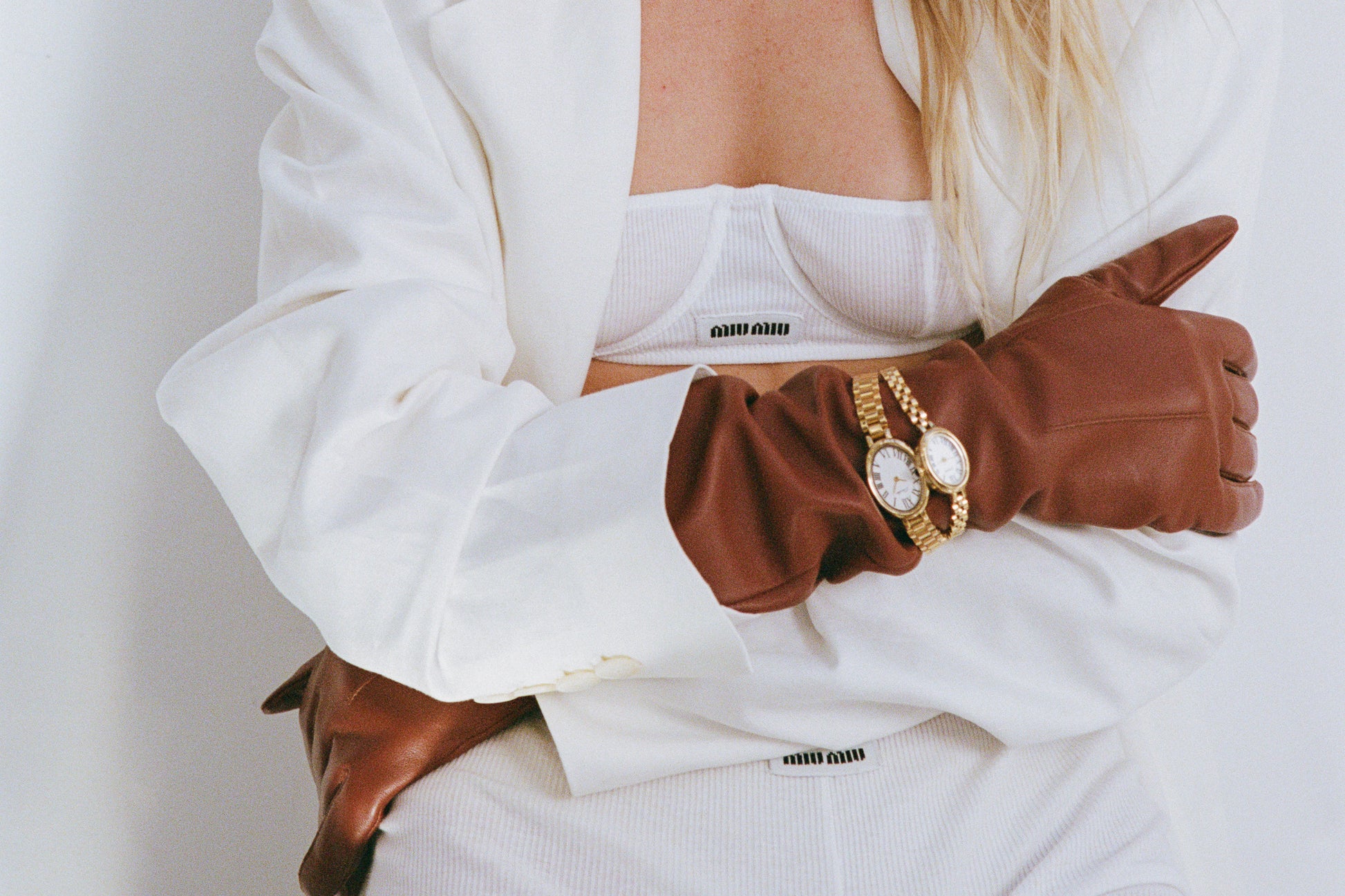 Porter Jewellery | 18k gold vermeil water resistant jewellery | Fine Baby Link Watch - Gold