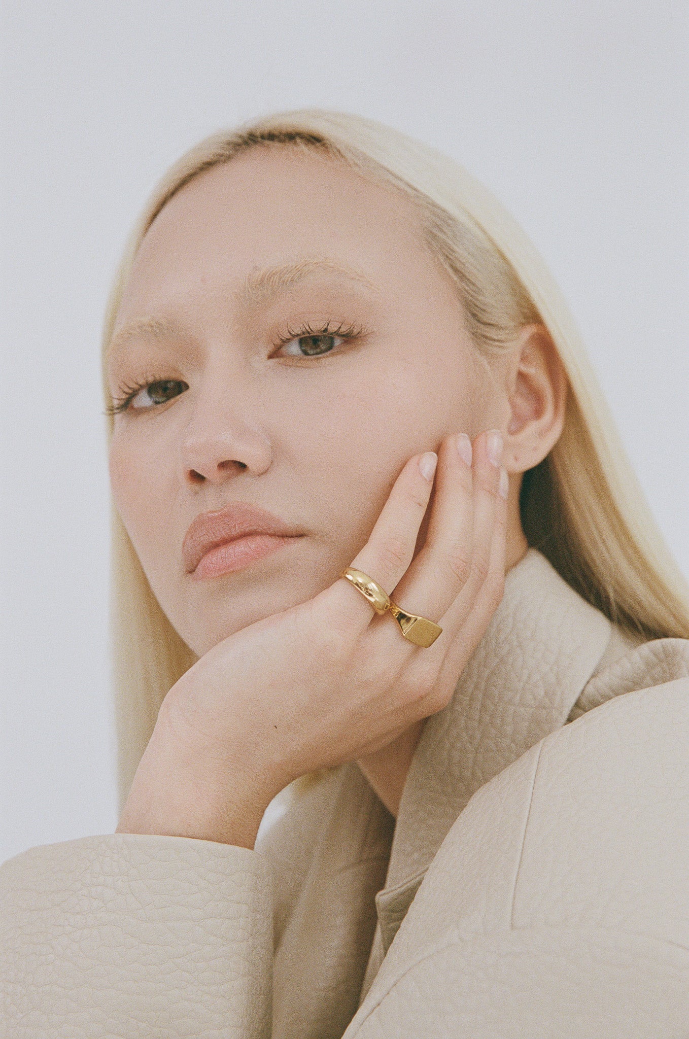 Porter Jewellery | 18k Gold Vermeil | Bubble Pinky Ring Thin | Dylan Ring
