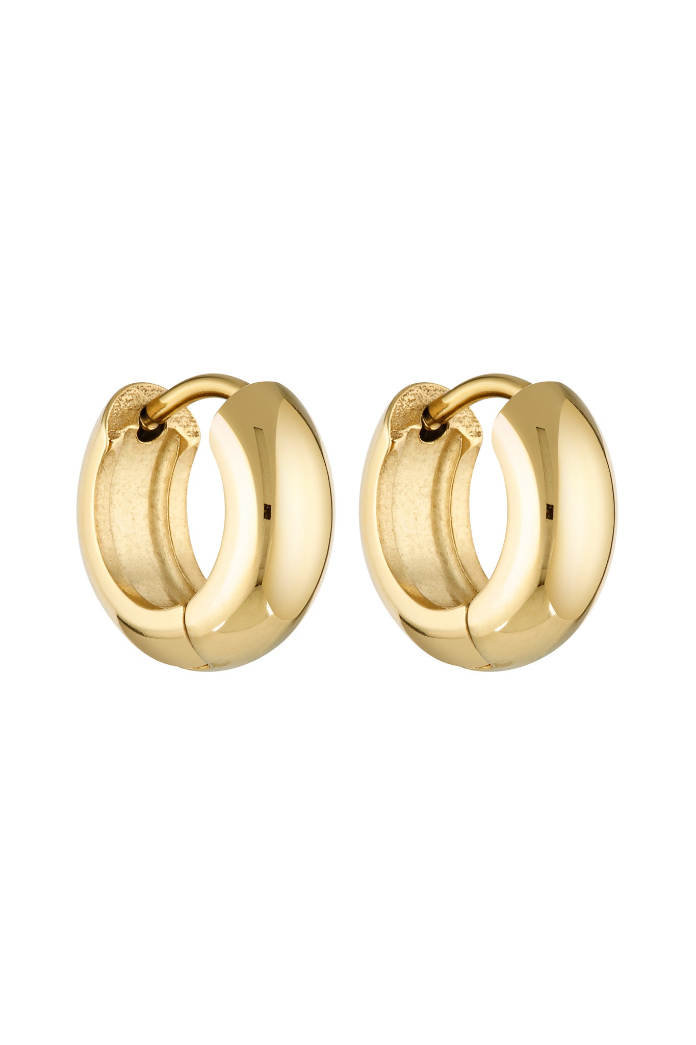 Porter Jewellery | 18k Gold Vermeil | Petite Thick Huggies 8mm