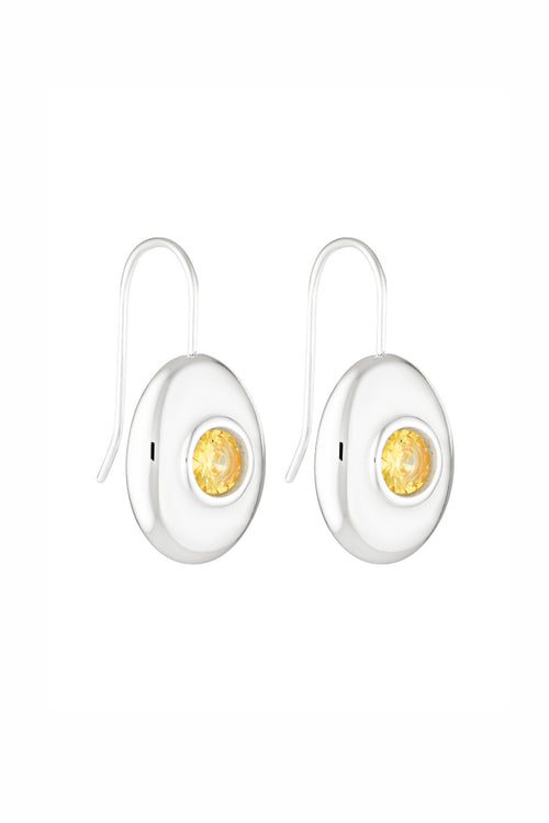 Porter Jewellery | White Gold Vermeil | Heritage Drop Earrings