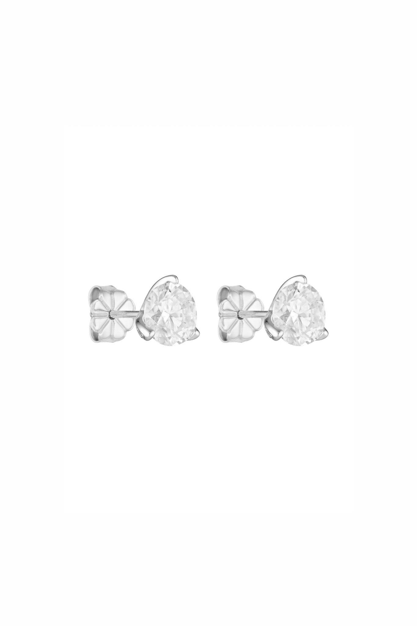 Porter Jewellery | Sterling Silver | Round Studs 1CT