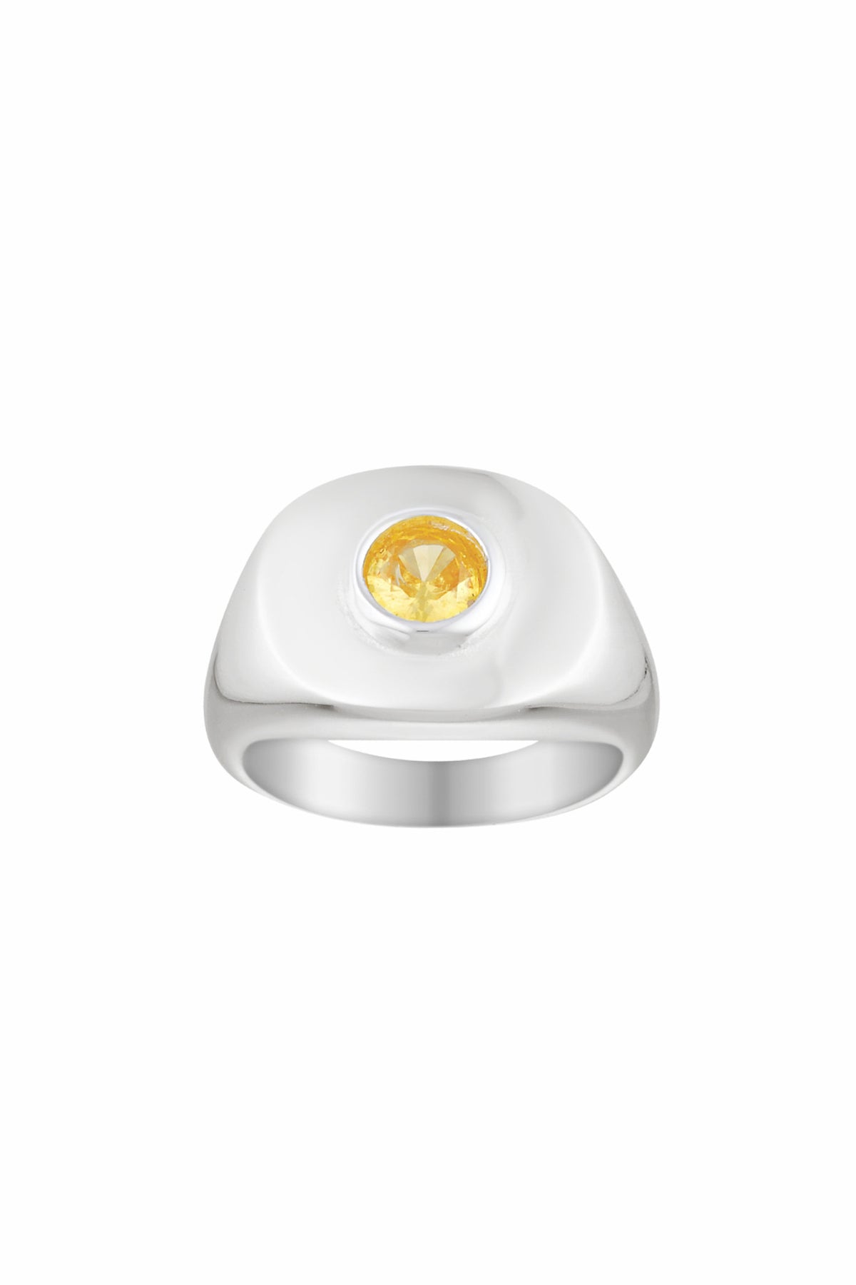 Porter Jewellery | White Gold Vermeil | Heritage Signet Ring