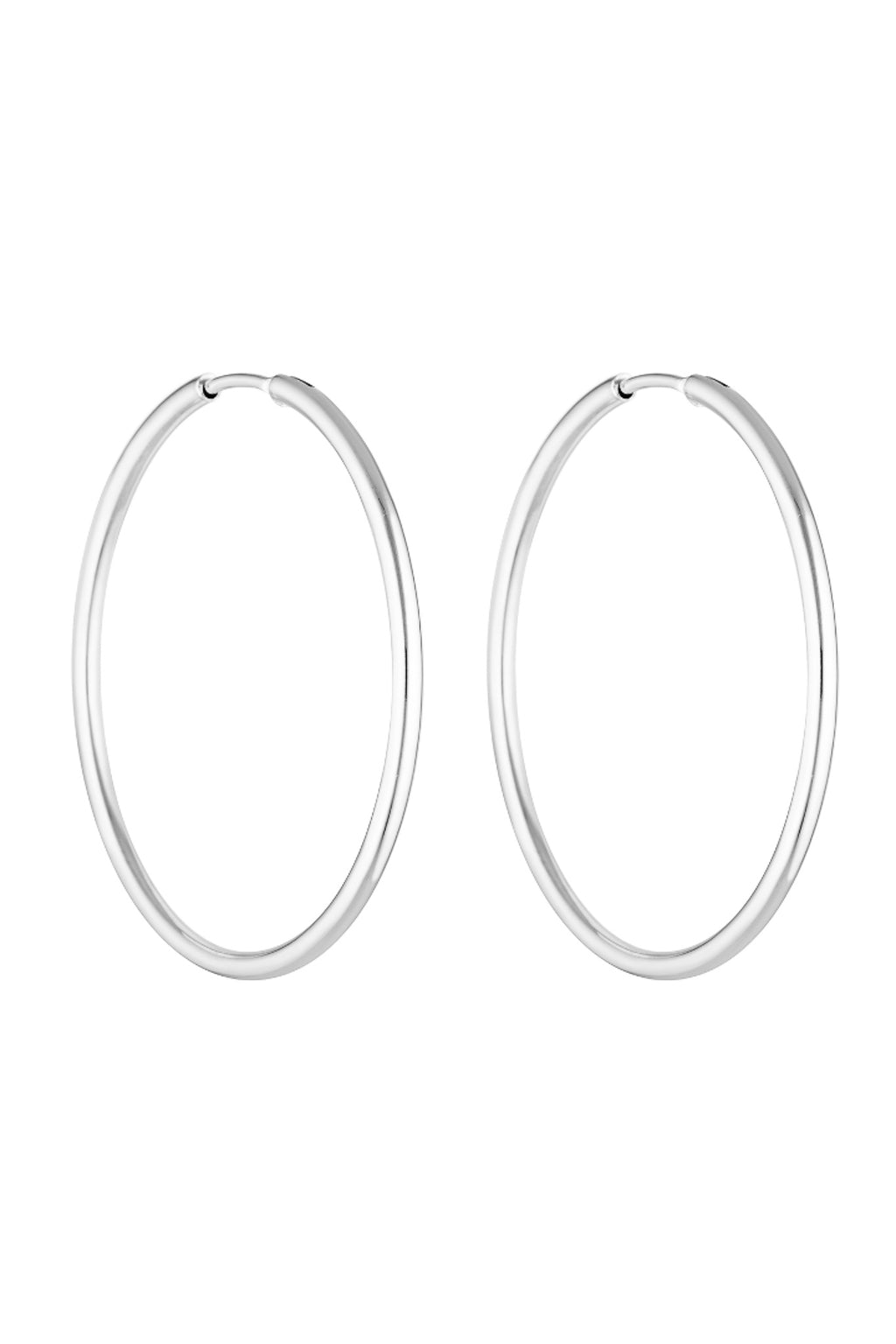 90's Hoops White Gold - 50mm - Exclusive