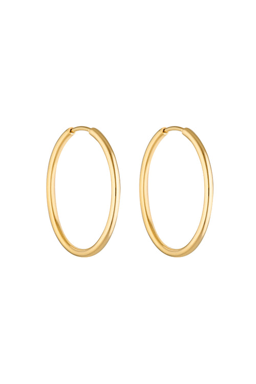 Porter Jewellery | 18k Gold Vermeil | 90's Hoops 30mm