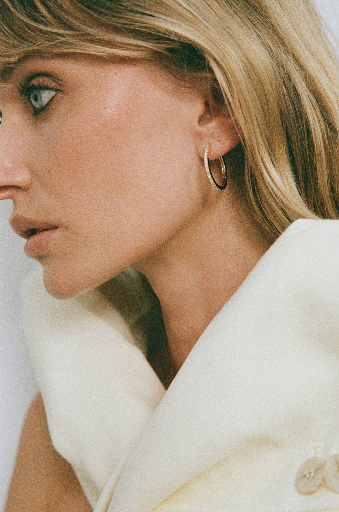 Porter Jewellery | 18k gold vermeil water resistant jewellery | Angel Hoops 20mm