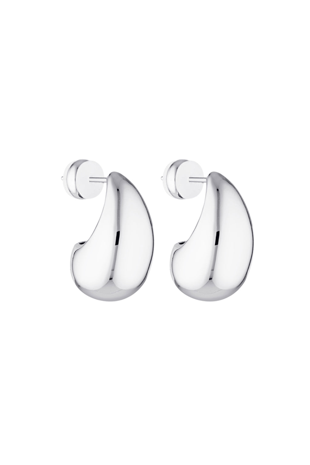 Porter Jewellery | 18k Gold Vermeil | Baby Blob Earrings Silver