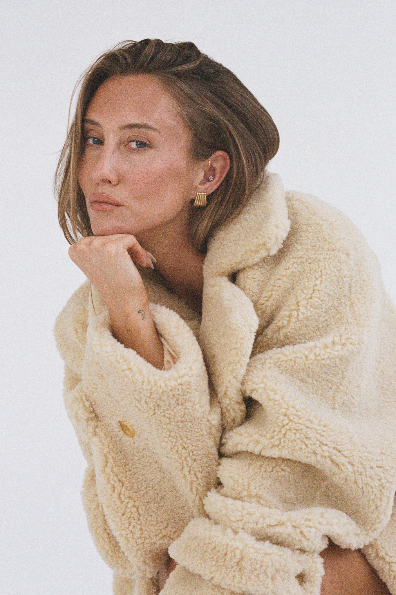 Porter Jewellery | 18k Gold Vermeil | Baby Caterpillar Earrings