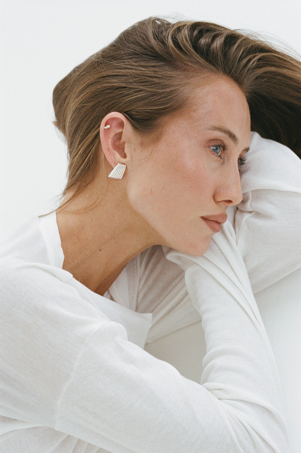 Porter Jewellery | Sterling Silver | Baby Caterpillar Earrings
