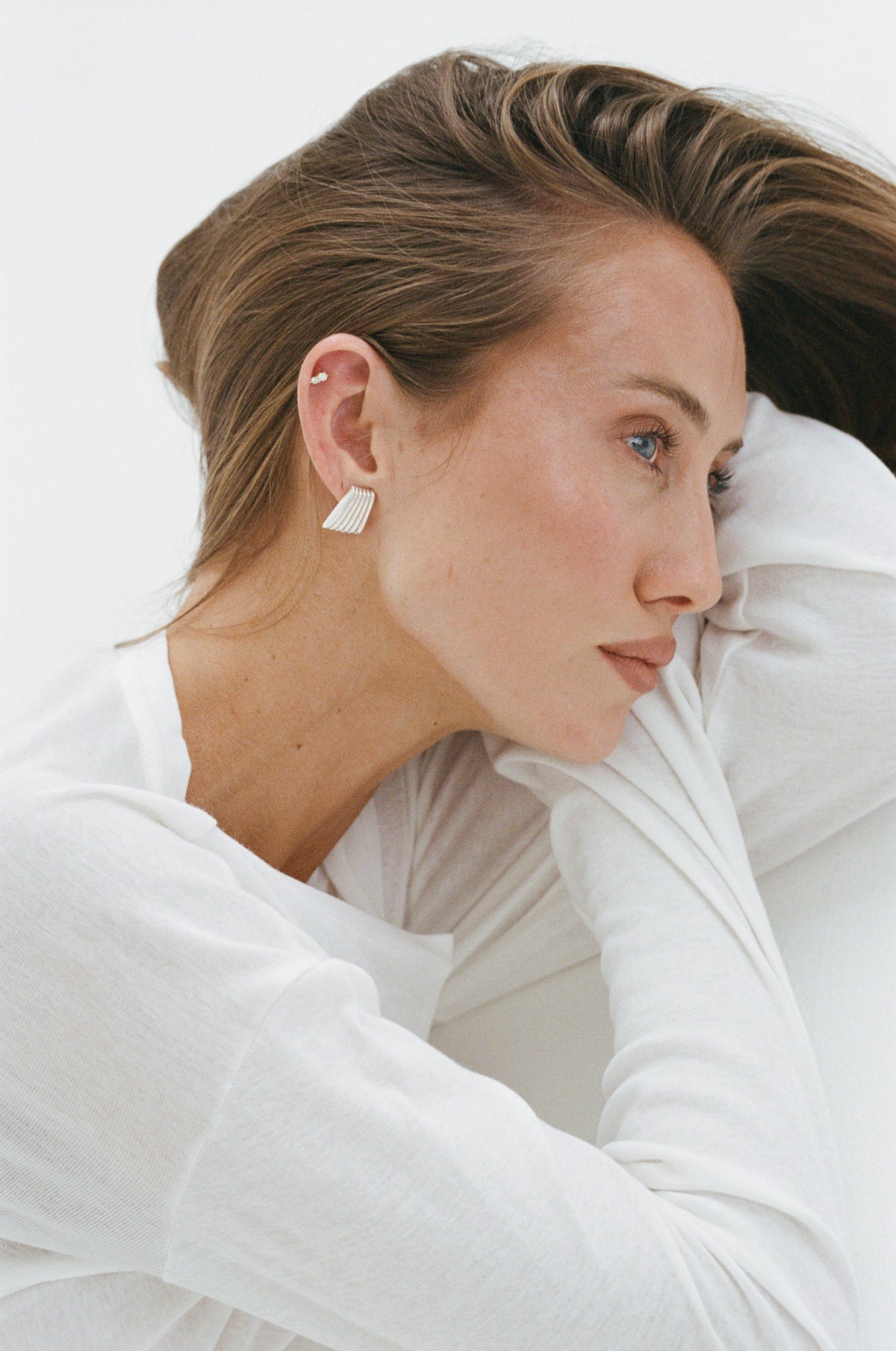 Porter Jewellery | Sterling Silver | Baby Caterpillar Earrings