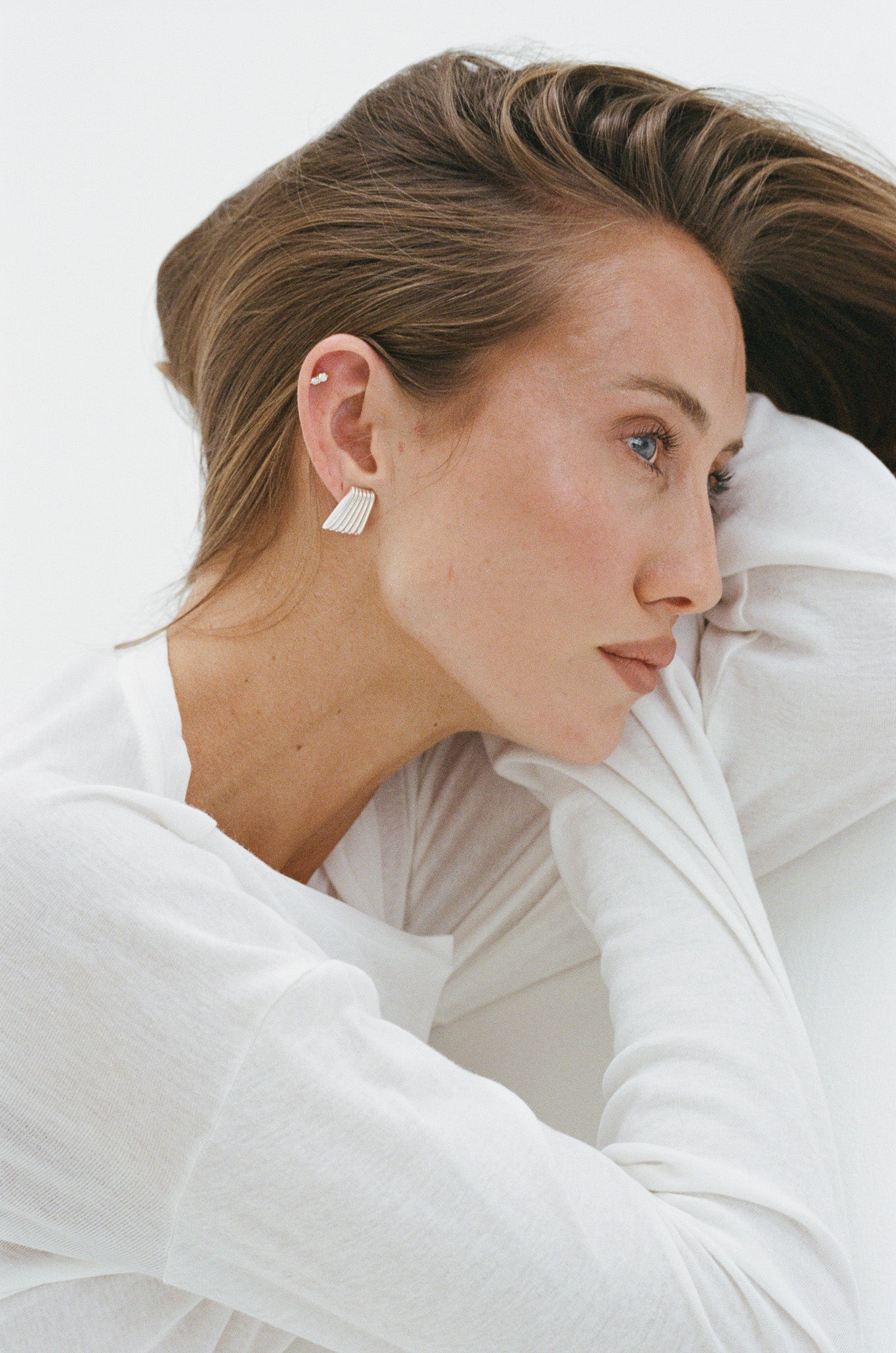 Porter Jewellery | Sterling Silver | Baby Caterpillar Earrings