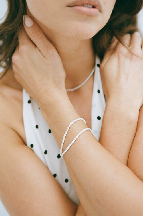 (Coming Soon) Baby Celestial Bracelet - White Gold