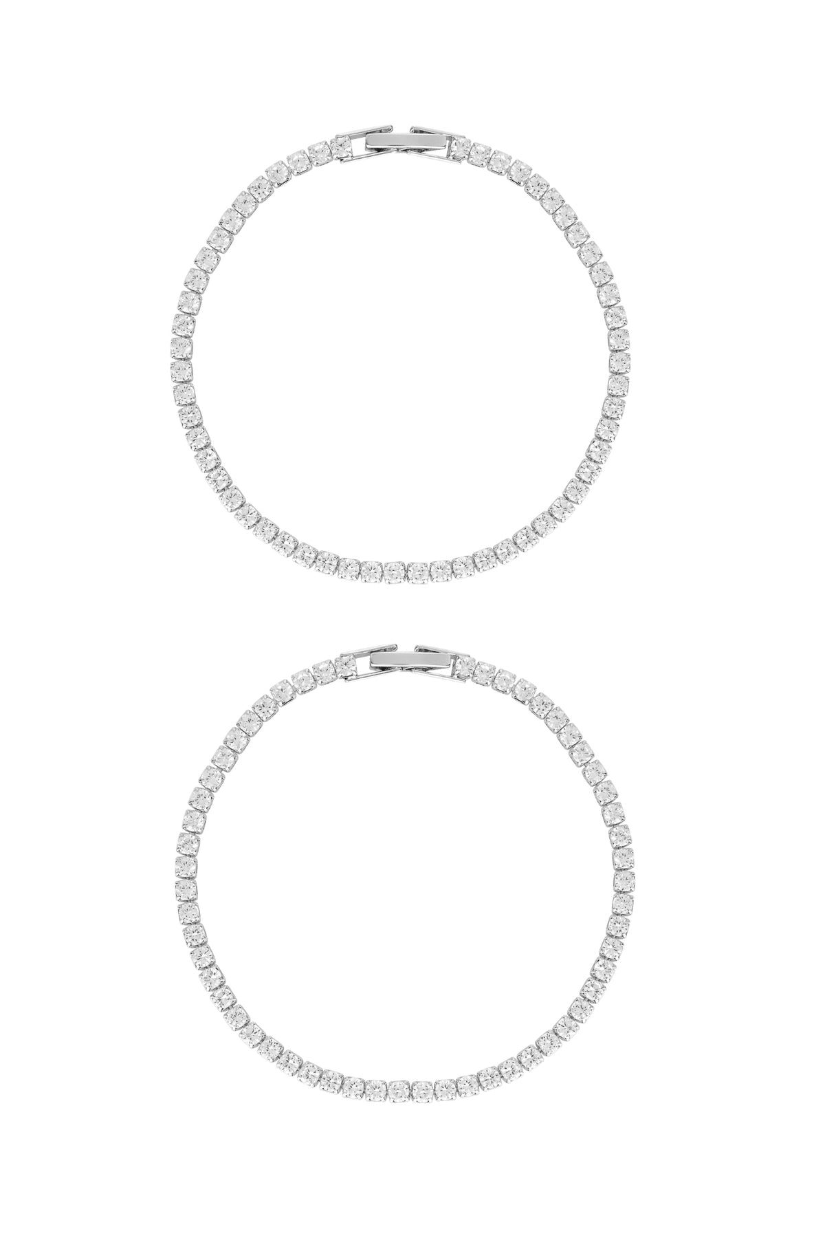 Baby Celestial Bracelet Set - White Gold