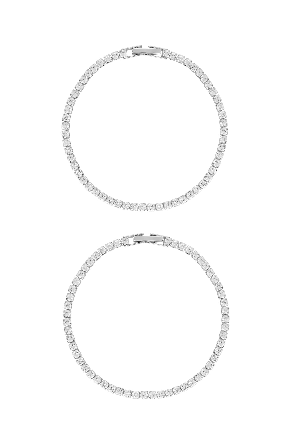 Baby Celestial Bracelet Set - White Gold