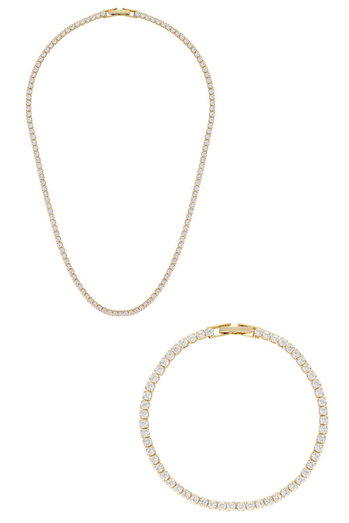 Porter Jewellery | 18k Gold Vermeil | Baby Celestial Necklace Bracelet Set