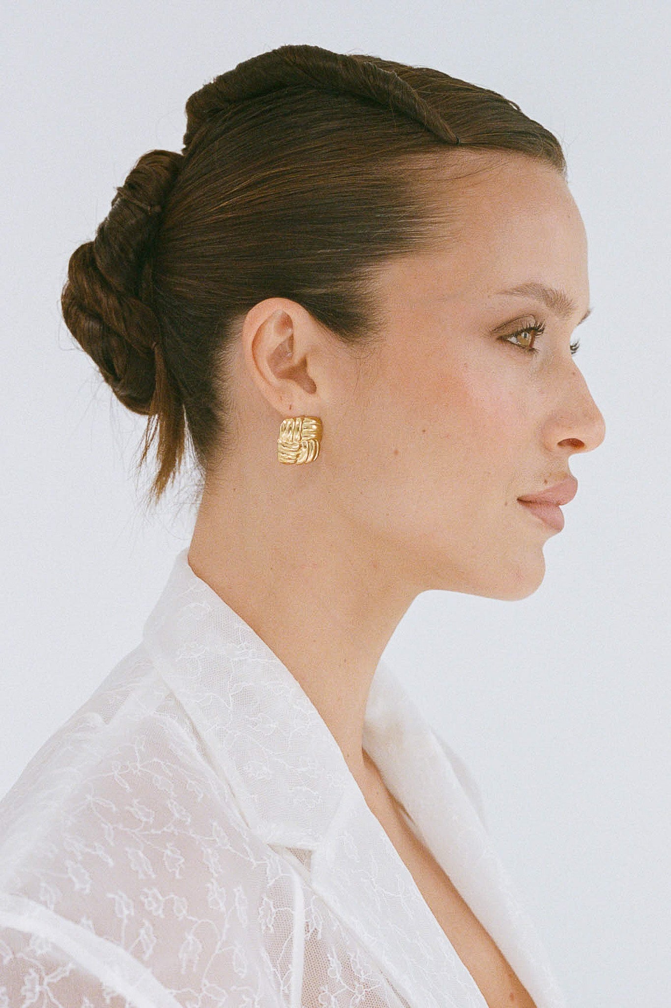 Porter Jewellery | 18k gold Vermeil | Baby Cushion Earrings