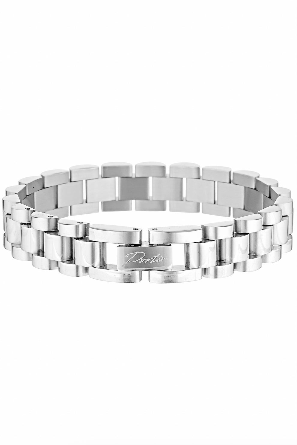 Porter Jewellery | 18k gold vermeil water resistant jewellery | Baby Link Bracelet - White Gold