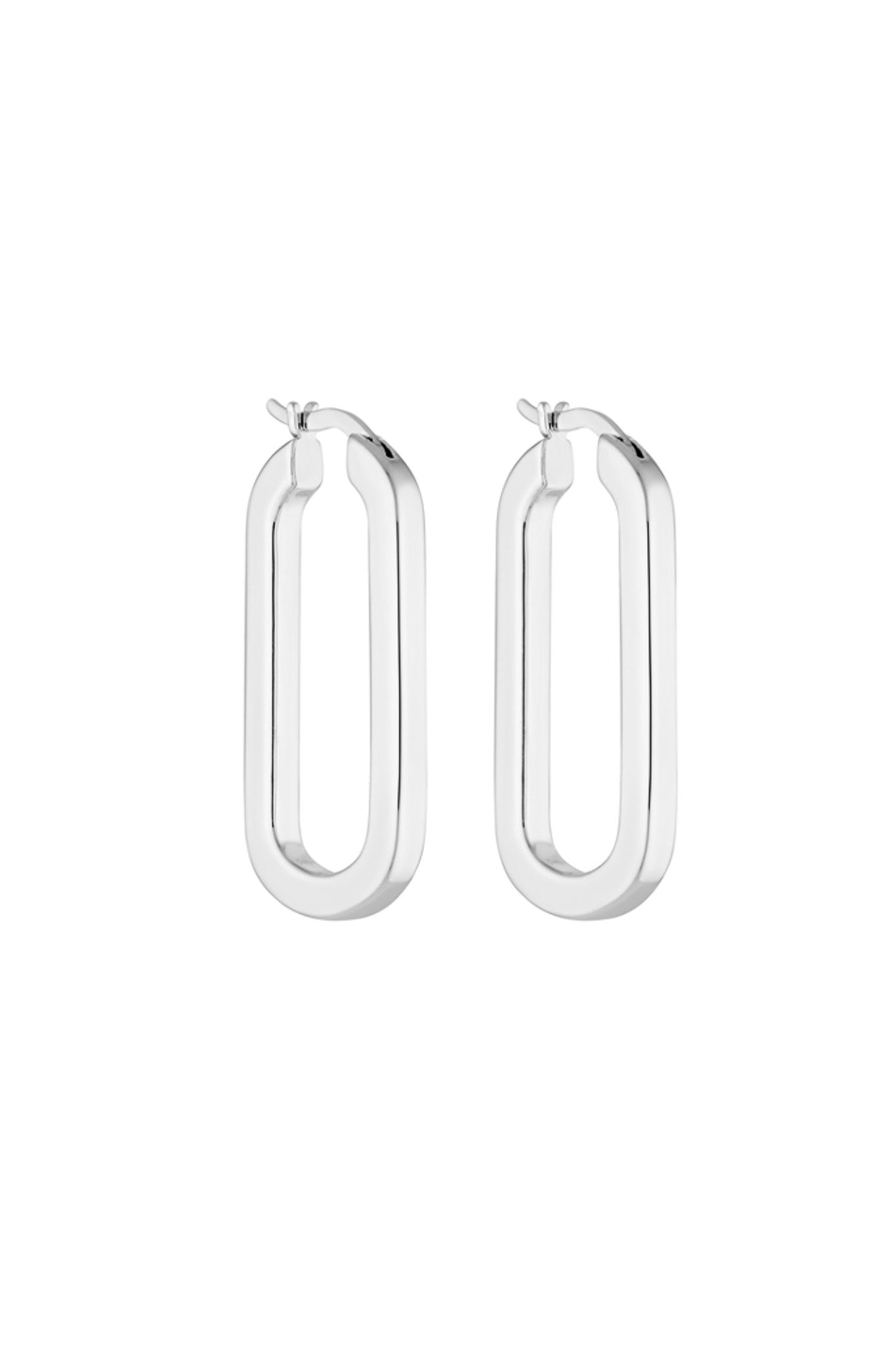 Porter Jewellery | 18k Gold Vermeil | Baby Oval Hoops Silver