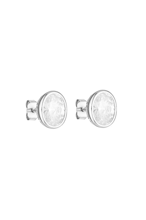 Porter Jewellery | 925 Sterling Silver | Oval Bezel Studs