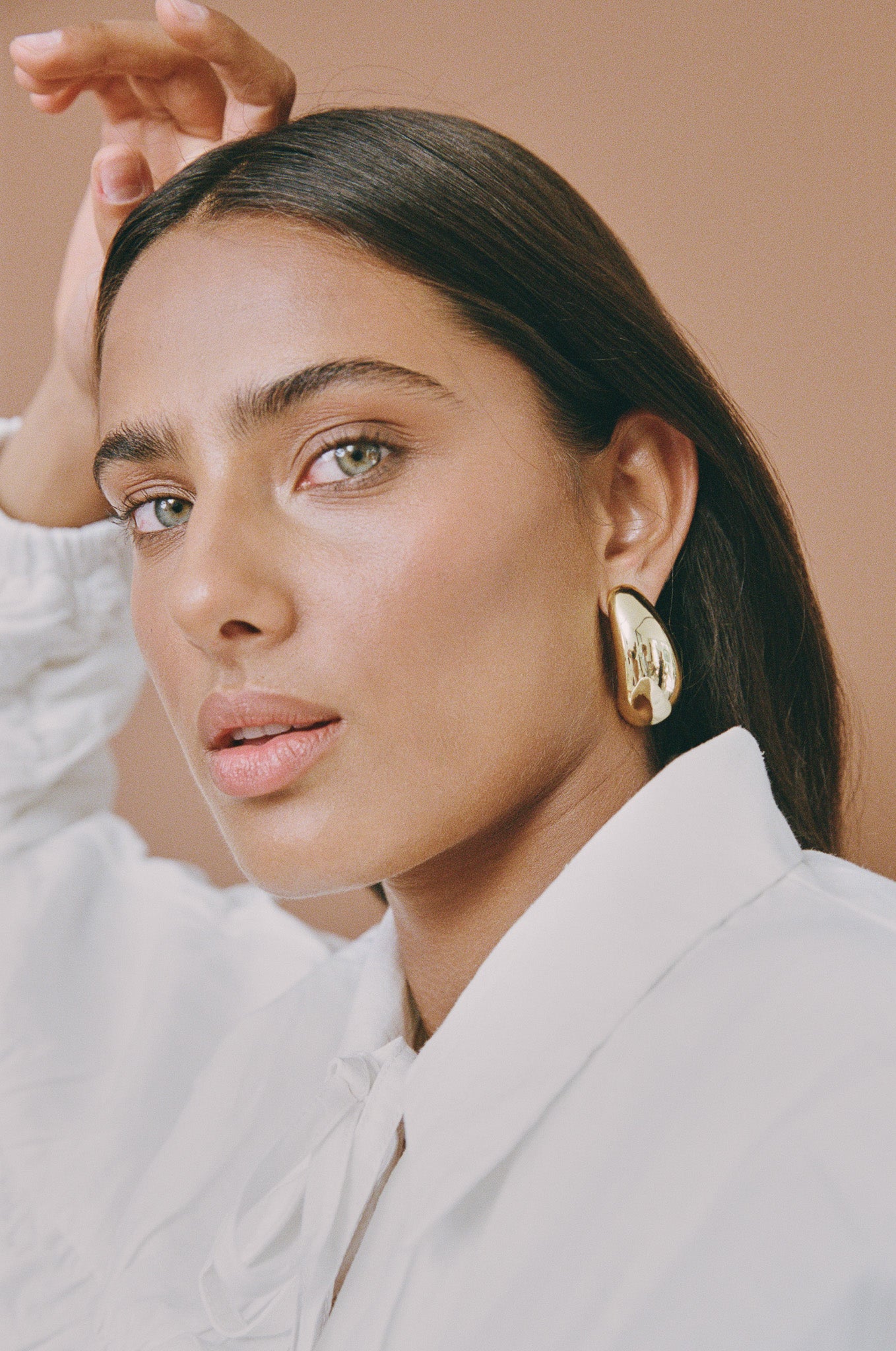 Porter Jewellery | 18k gold Vermeil | Blob Earrings Maxi Gold