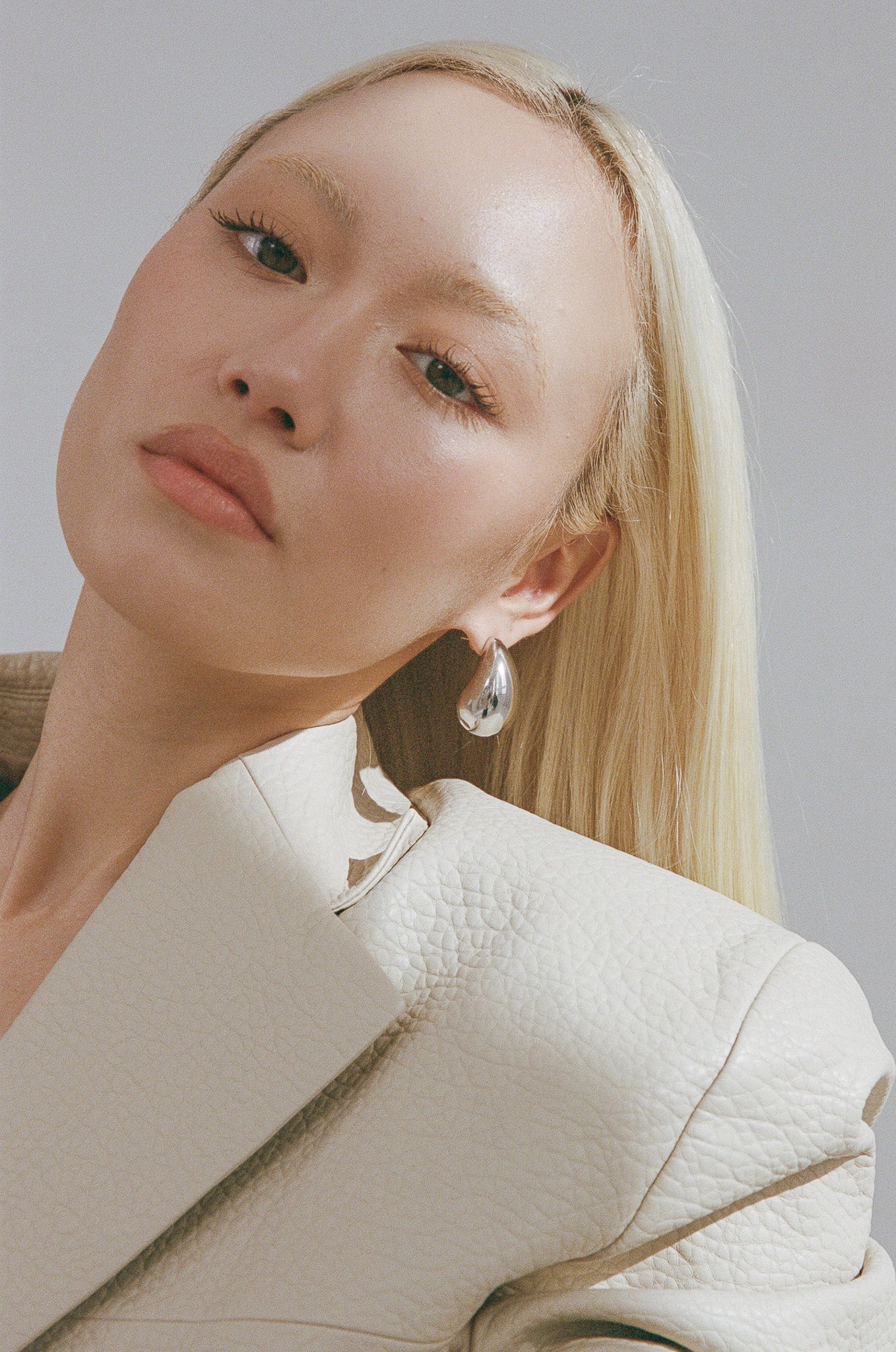Porter Jewellery | 18k Gold Vermeil | Blob Earrings Silver