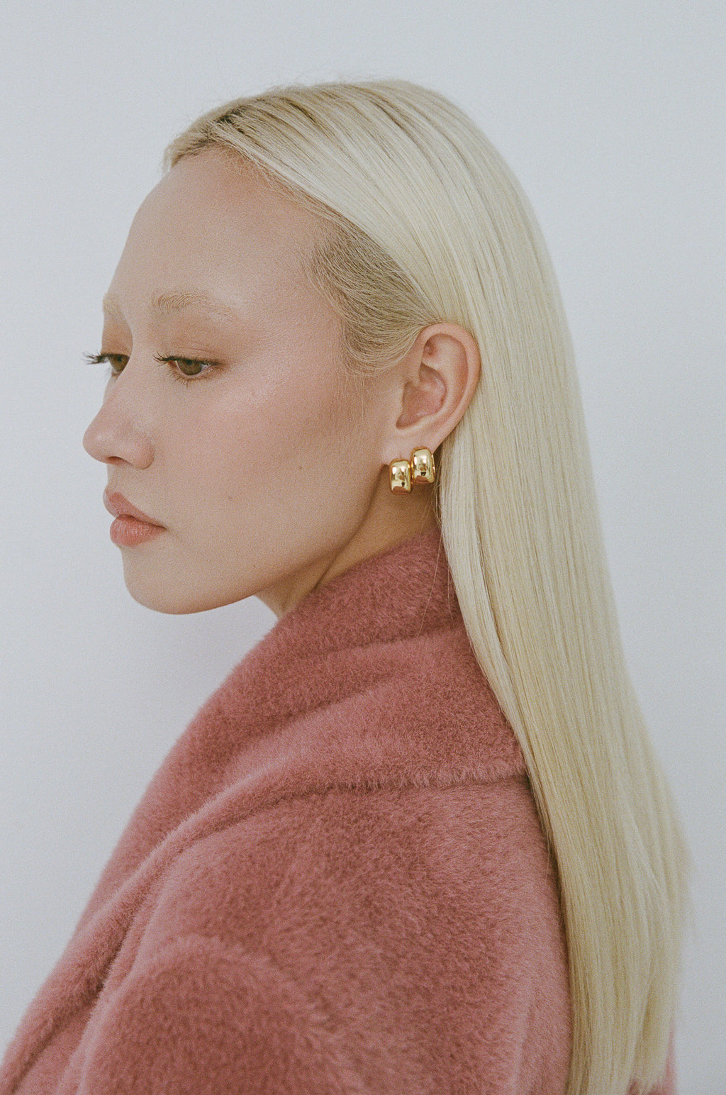 Porter Jewellery | 18k Gold Vermeil Sterling Silver White Gold Plating | 
Blob Huggies | Oval Studs 1ct Set
