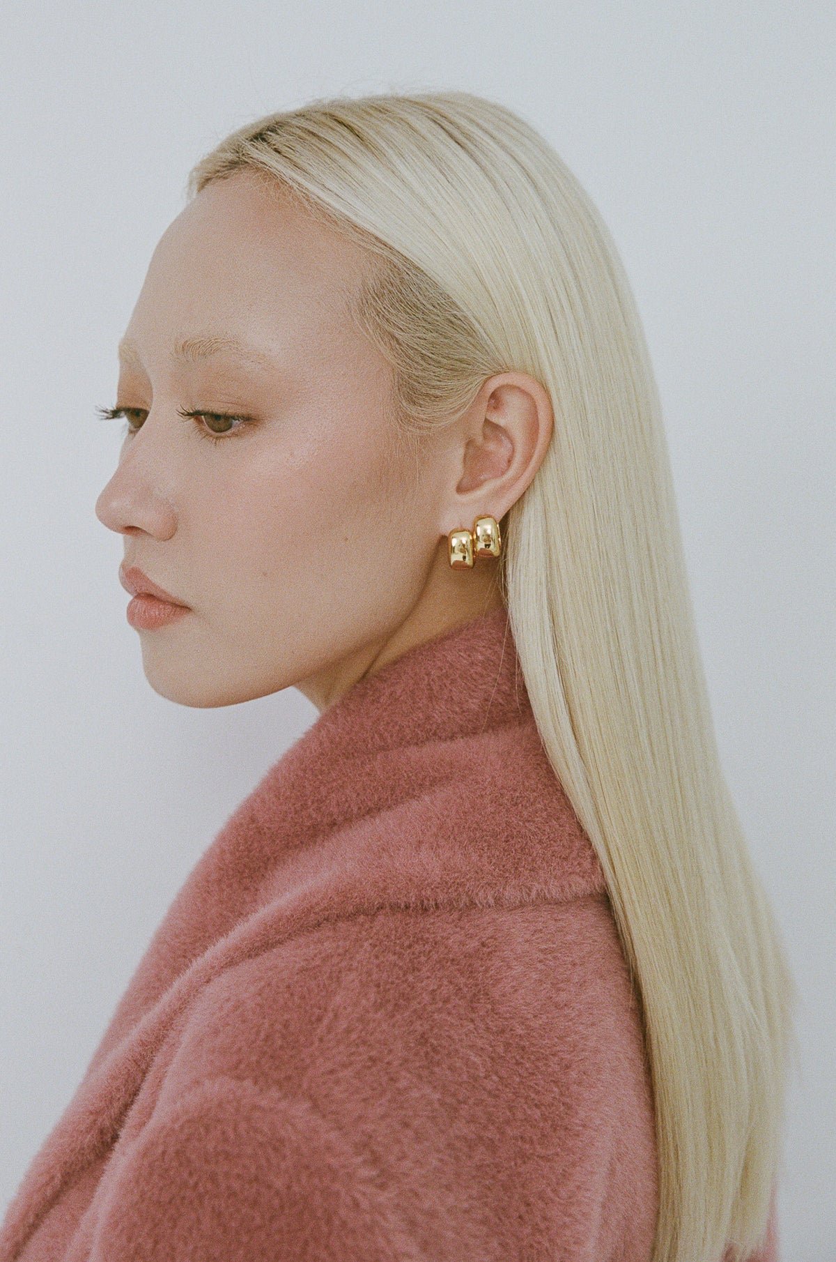 Porter Jewellery | 18k Gold Vermeil Sterling Silver White Gold Plating | 
Blob Huggies | Oval Studs 1ct Set