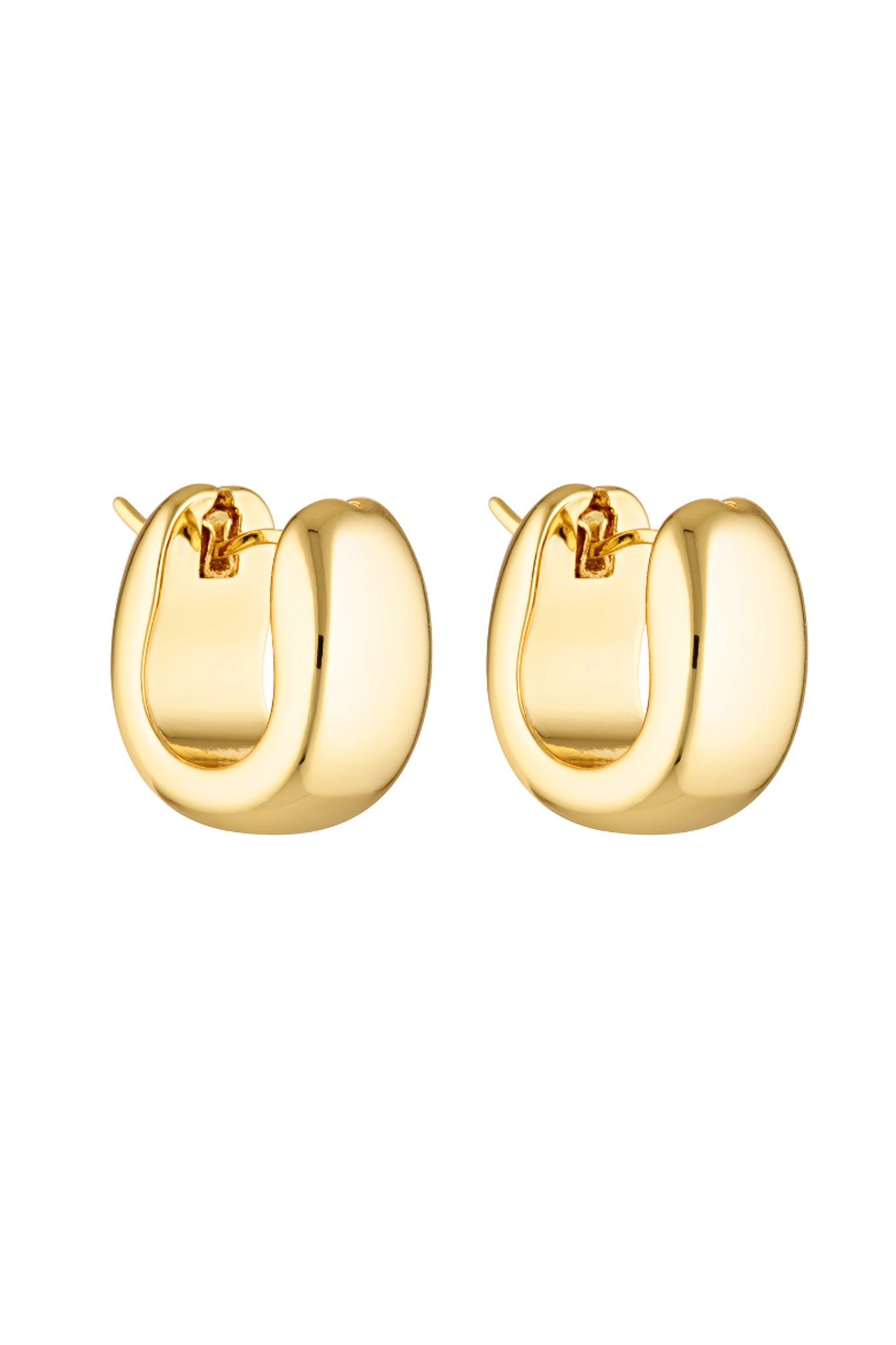 Porter Jewellery | 18k Gold Vermeil | Blob Huggies Gold