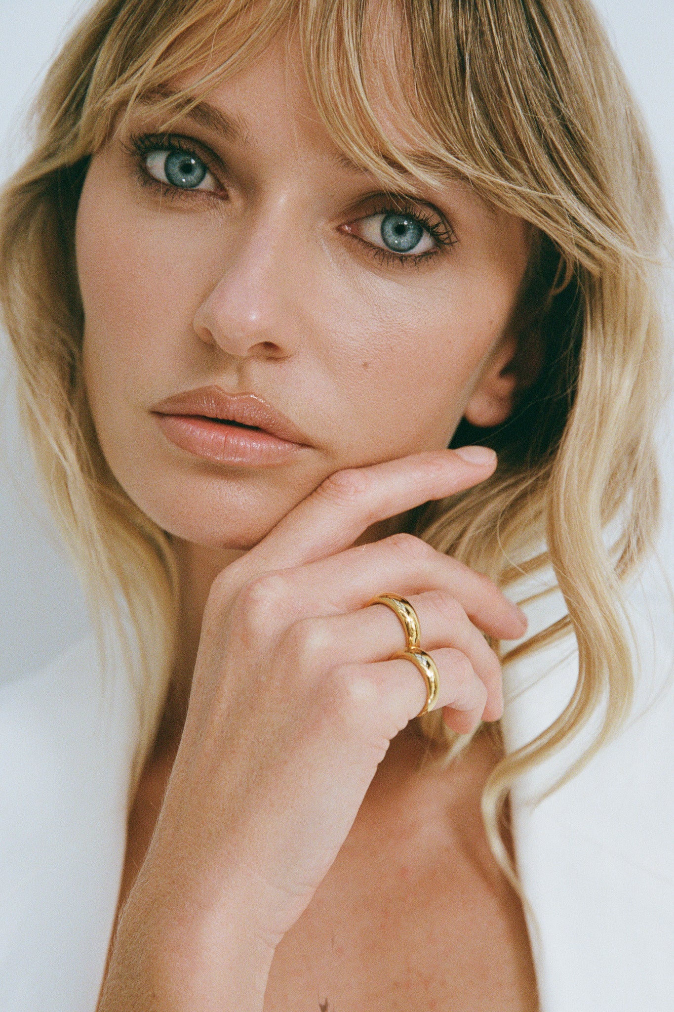 Porter Jewellery | 18k gold vermeil water resistant jewellery | Bubble Pinky Ring | Bubble Ring Thin