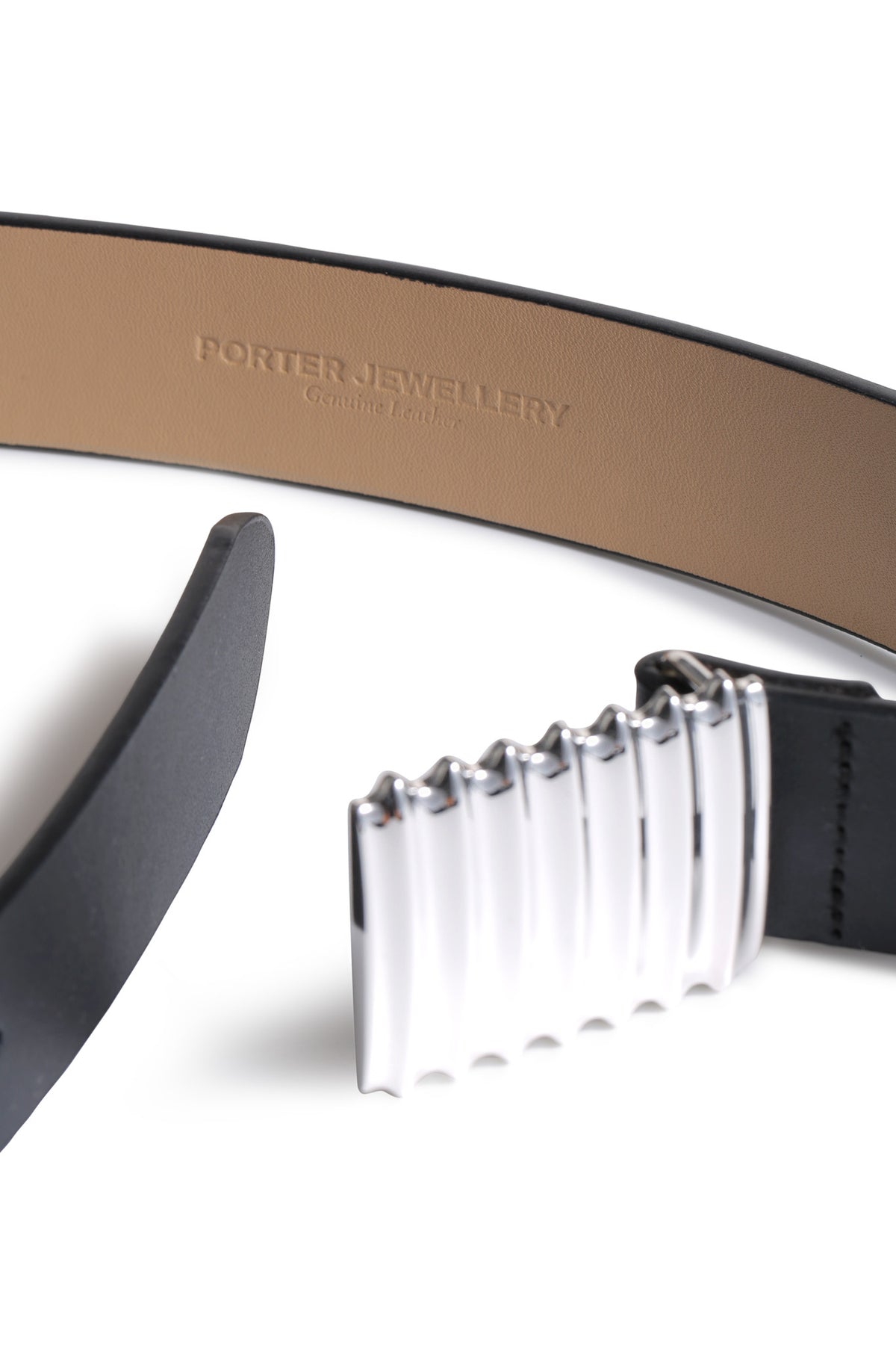 Porter Jewellery | Sterling Silver | Turtle Belt Noir