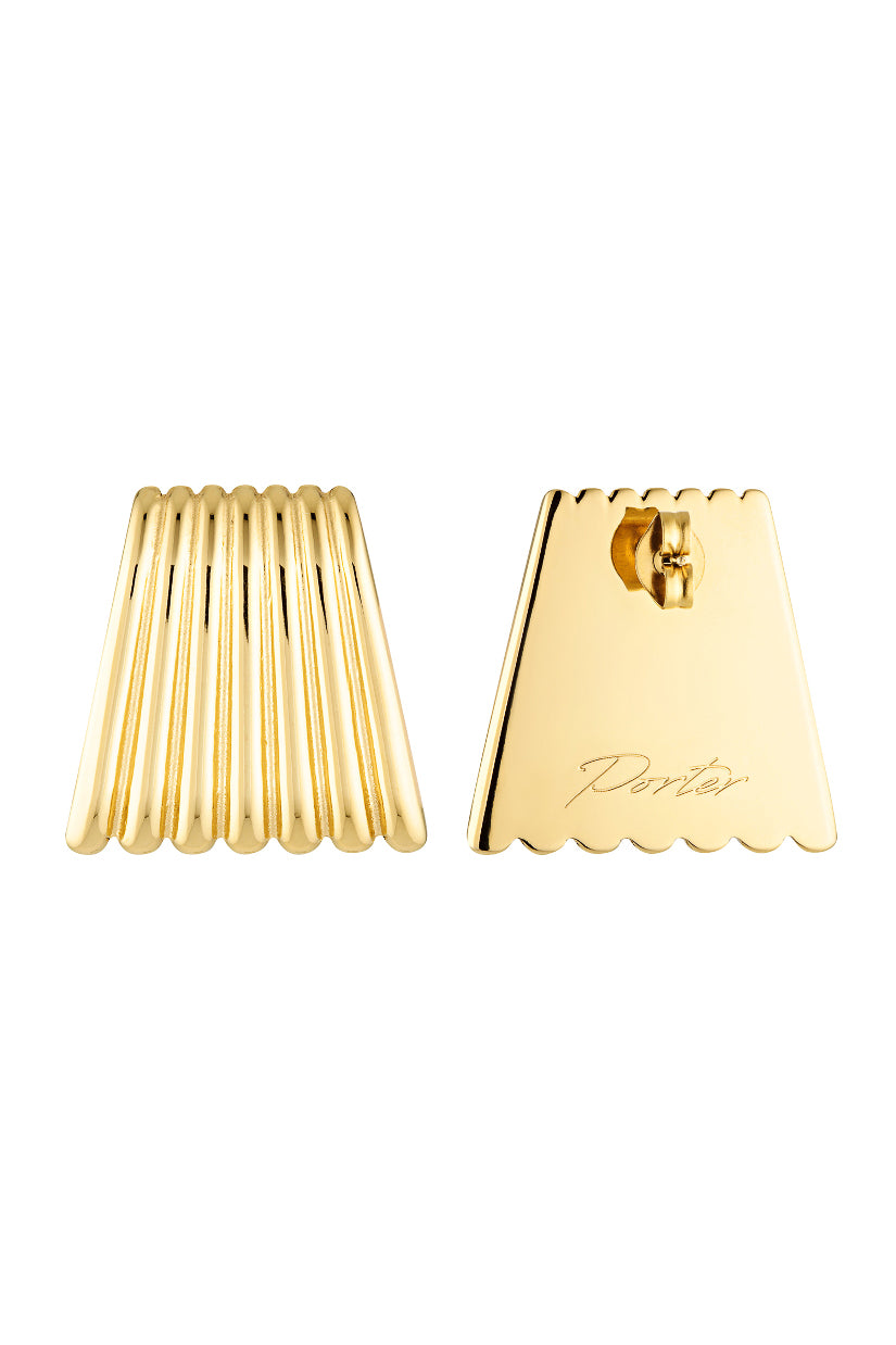 Porter Jewellery | 18k Gold Vermeil | Caterpillar Earrings Gold