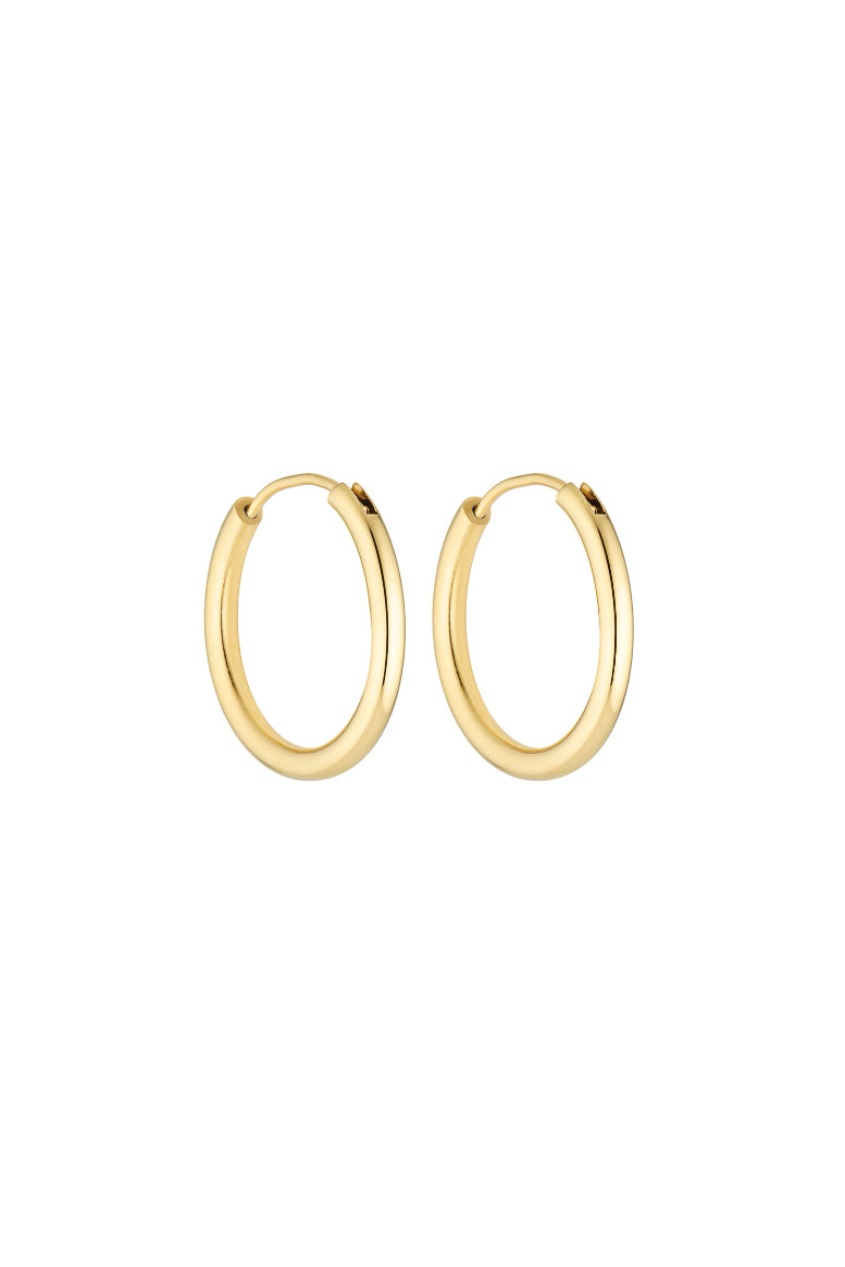 Porter Jewellery | 18k Gold Vermeil | Chubby 90's Hoops 25mm