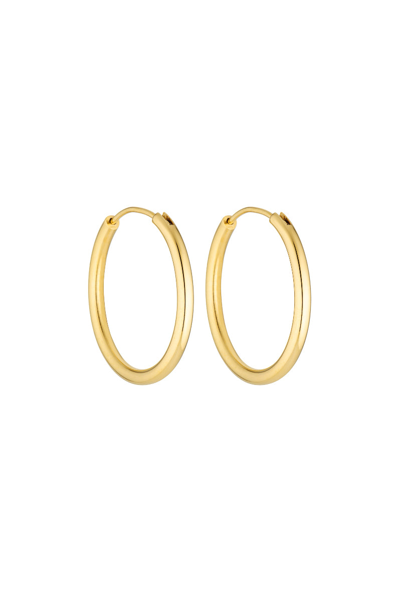 Porter Jewellery | 18k Gold Vermeil | Chubby 90's Hoops 30mm