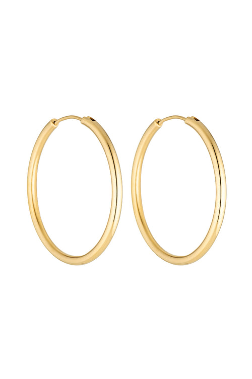 Porter Jewellery | 18k Gold Vermeil | Chubby 90's Hoops 40mm