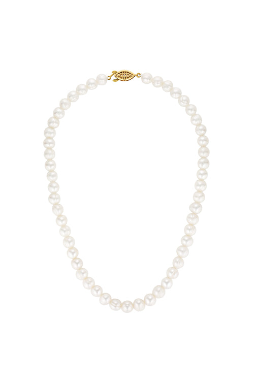 Porter Jewellery | 18k Gold Vermeil | Chubby Pearl Necklace 8mm