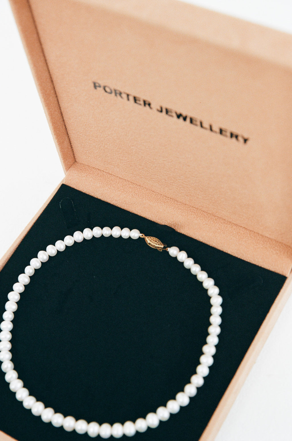 Porter Jewellery | 18k Gold Vermeil | Chubby Pearl Necklace 8mm