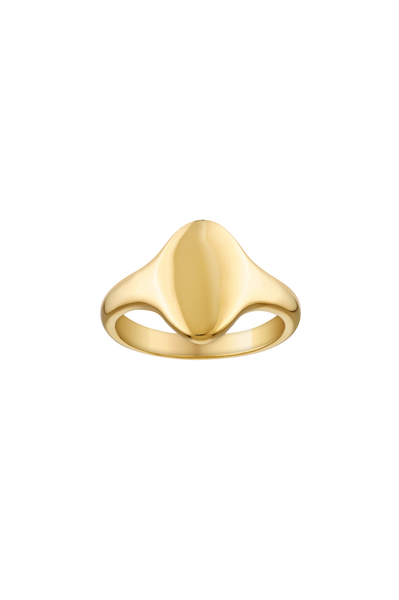 Porter Jewellery | 18k gold Vermeil | Egg Signet Ring