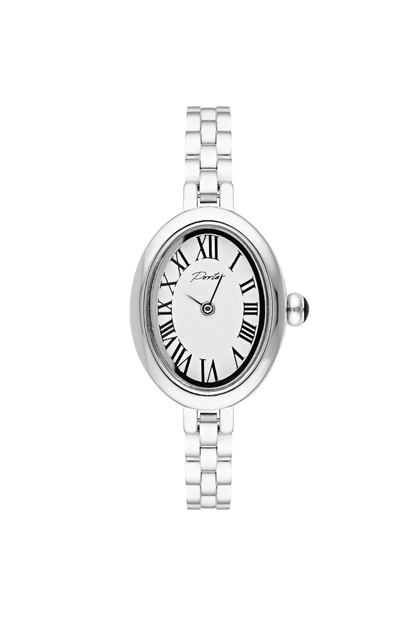 Porter Jewellery | Fine Baby Link Watch White Gold Plated