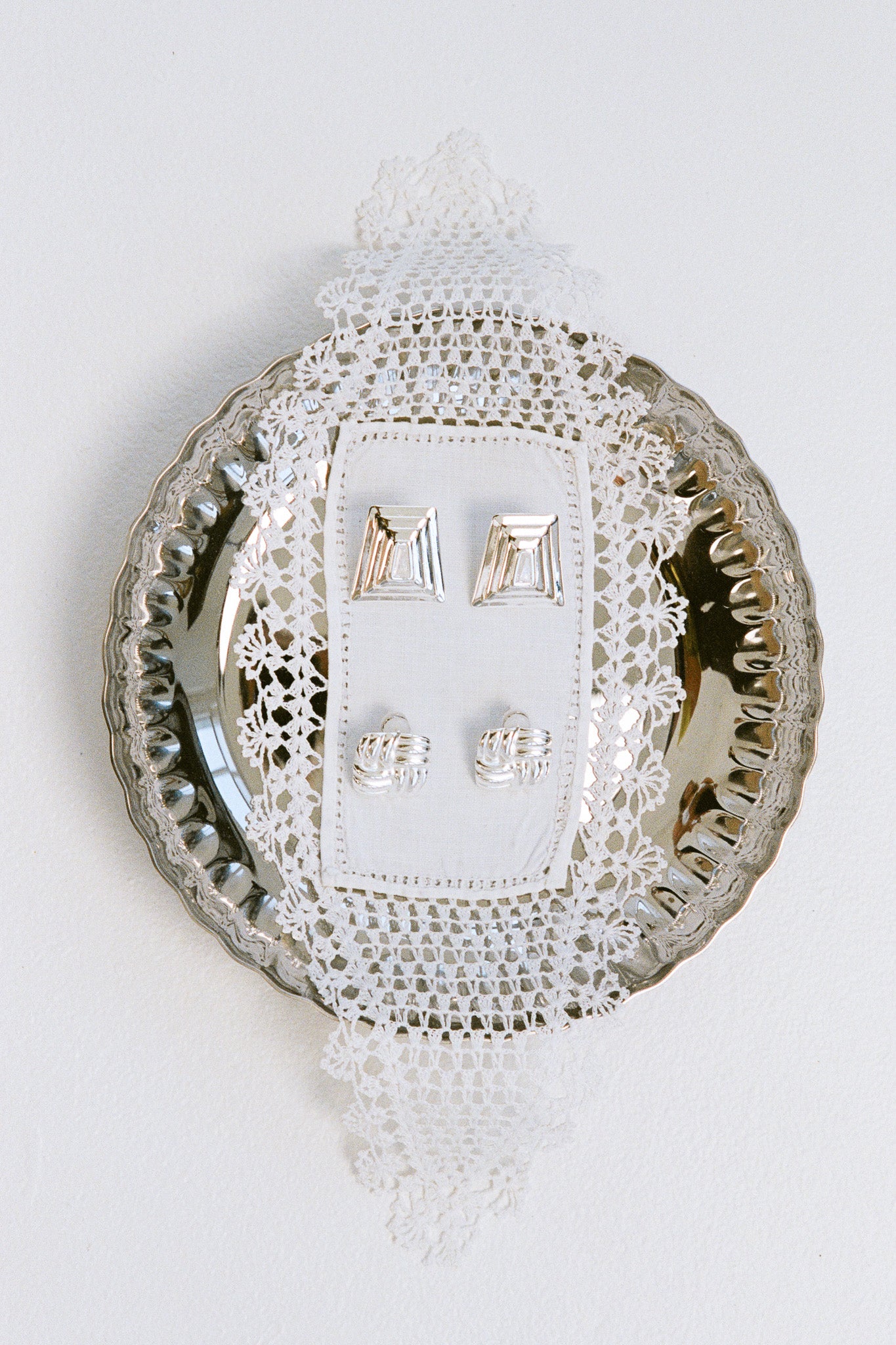 Gabrielle Earrings - Silver