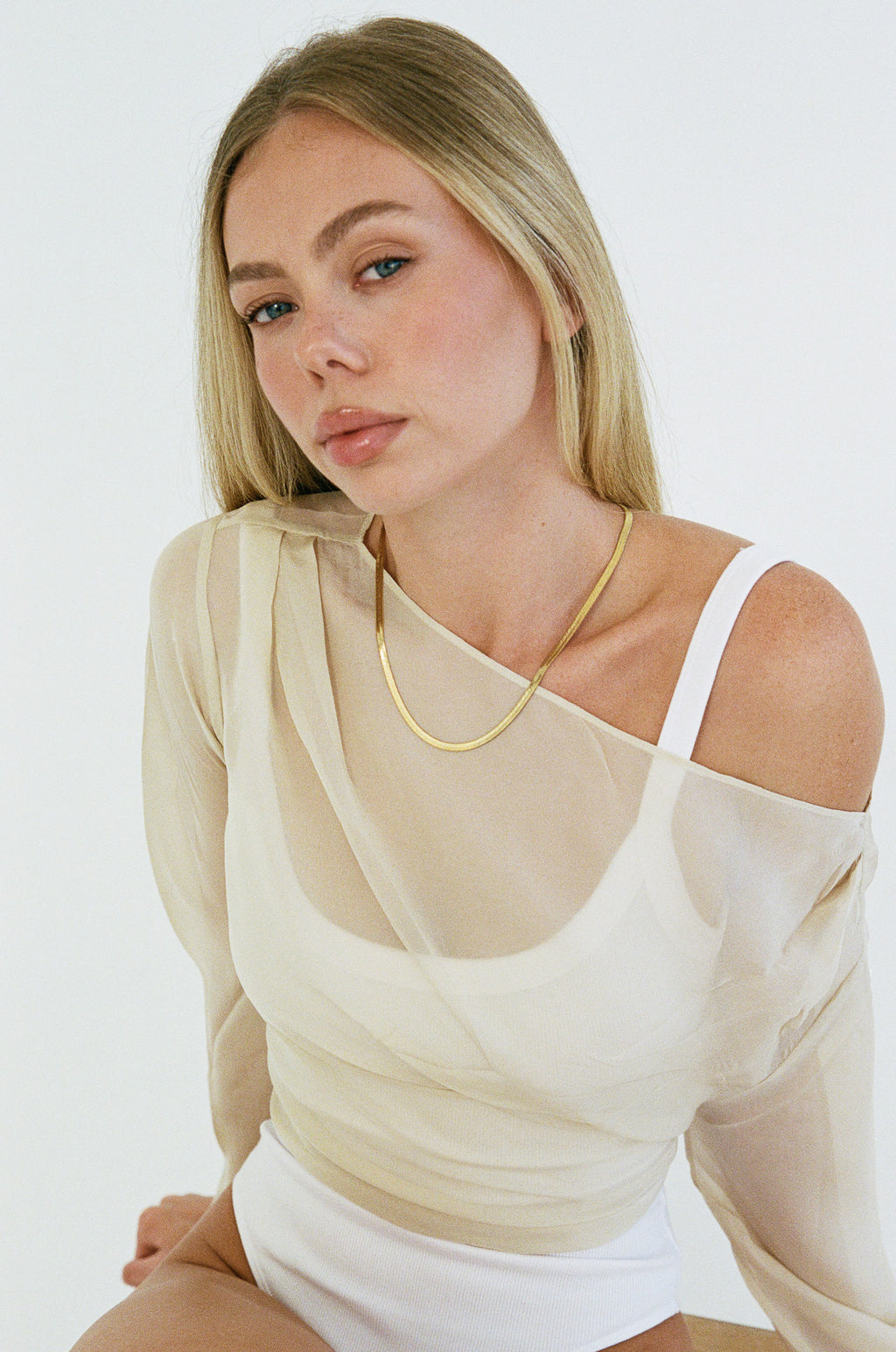 Hailey Snake Necklace 4mm 45cm