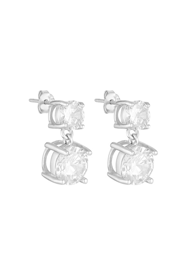 Porter Jewellery | White Gold Plating | Heirloom Drop Studs