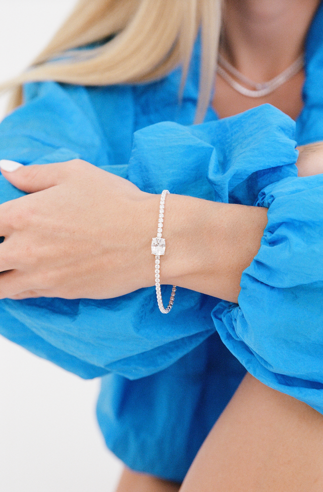 Porter Jewellery | White Gold Vermeil | Heirloom Tennis Bracelet