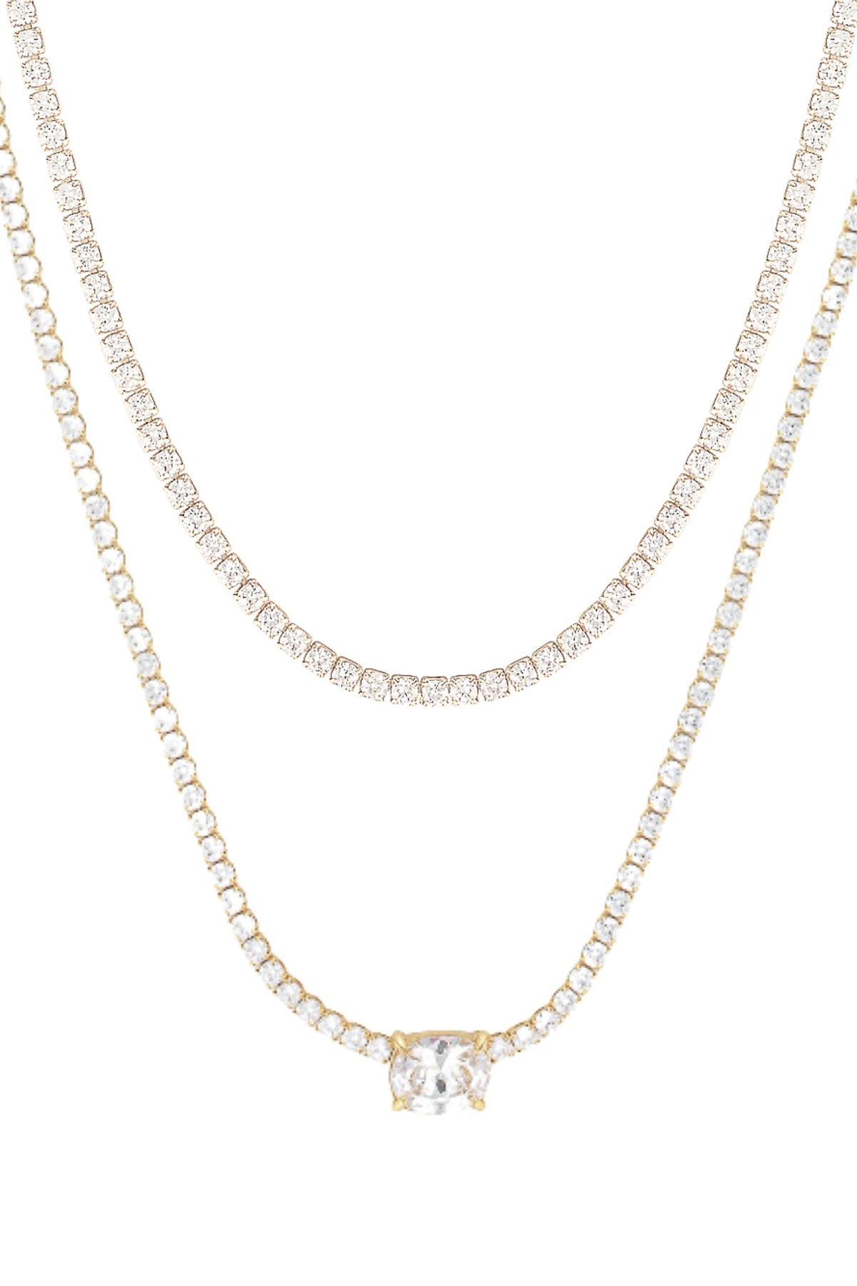 Heirloom Tennis & Baby Celestial Necklace Set