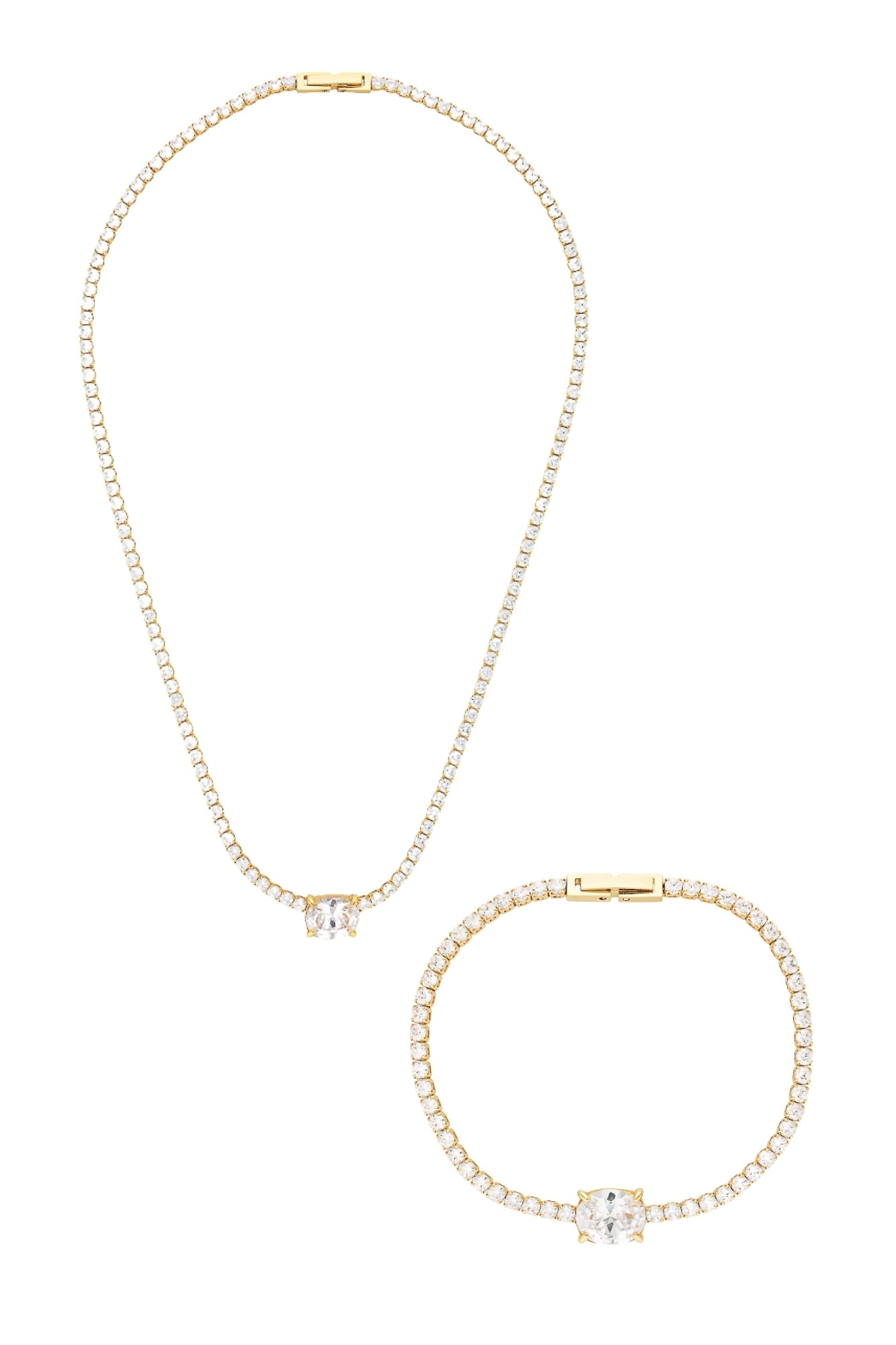 Heirloom Tennis Necklace & Bracelet Set