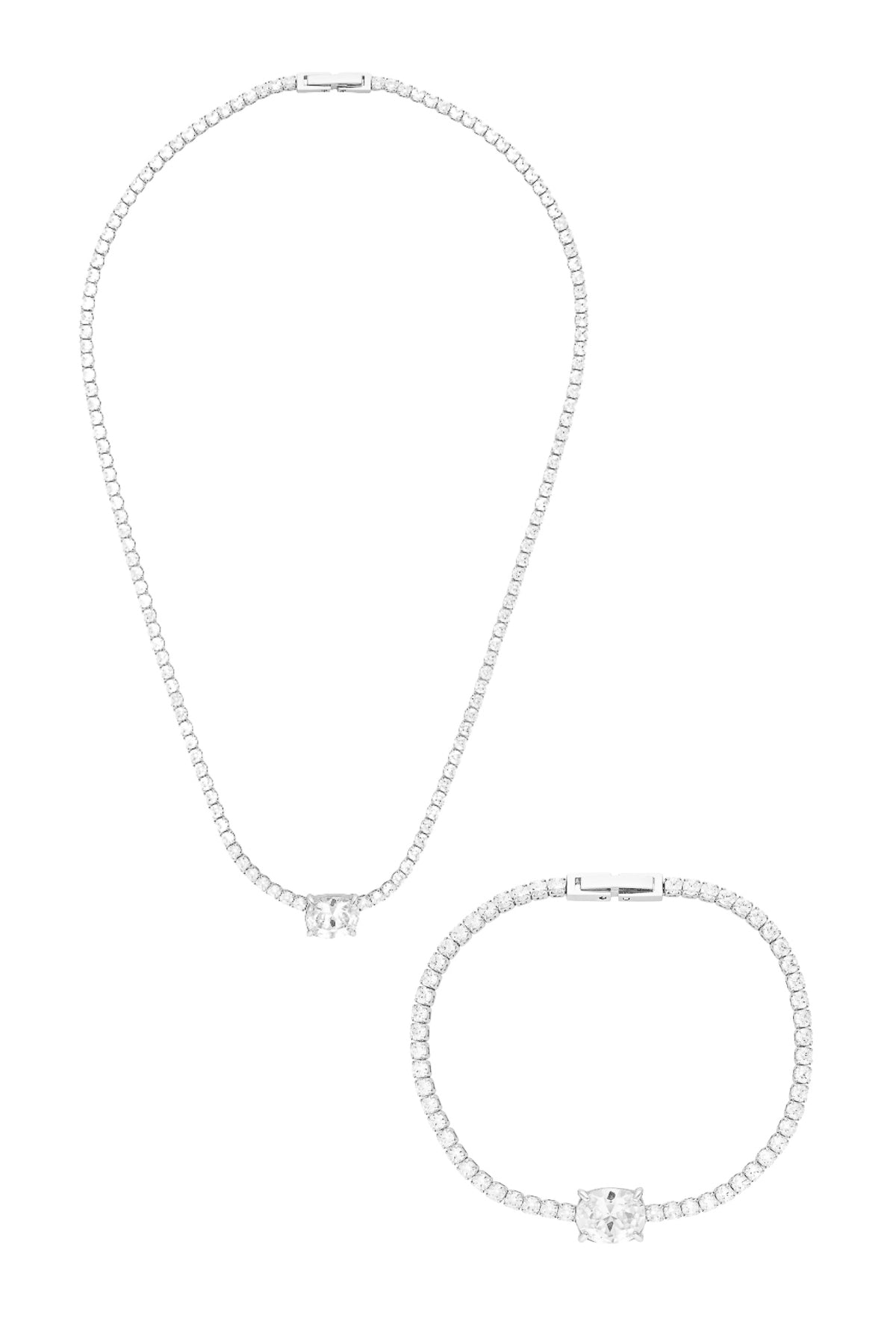 Heirloom Tennis Necklace & Bracelet Set