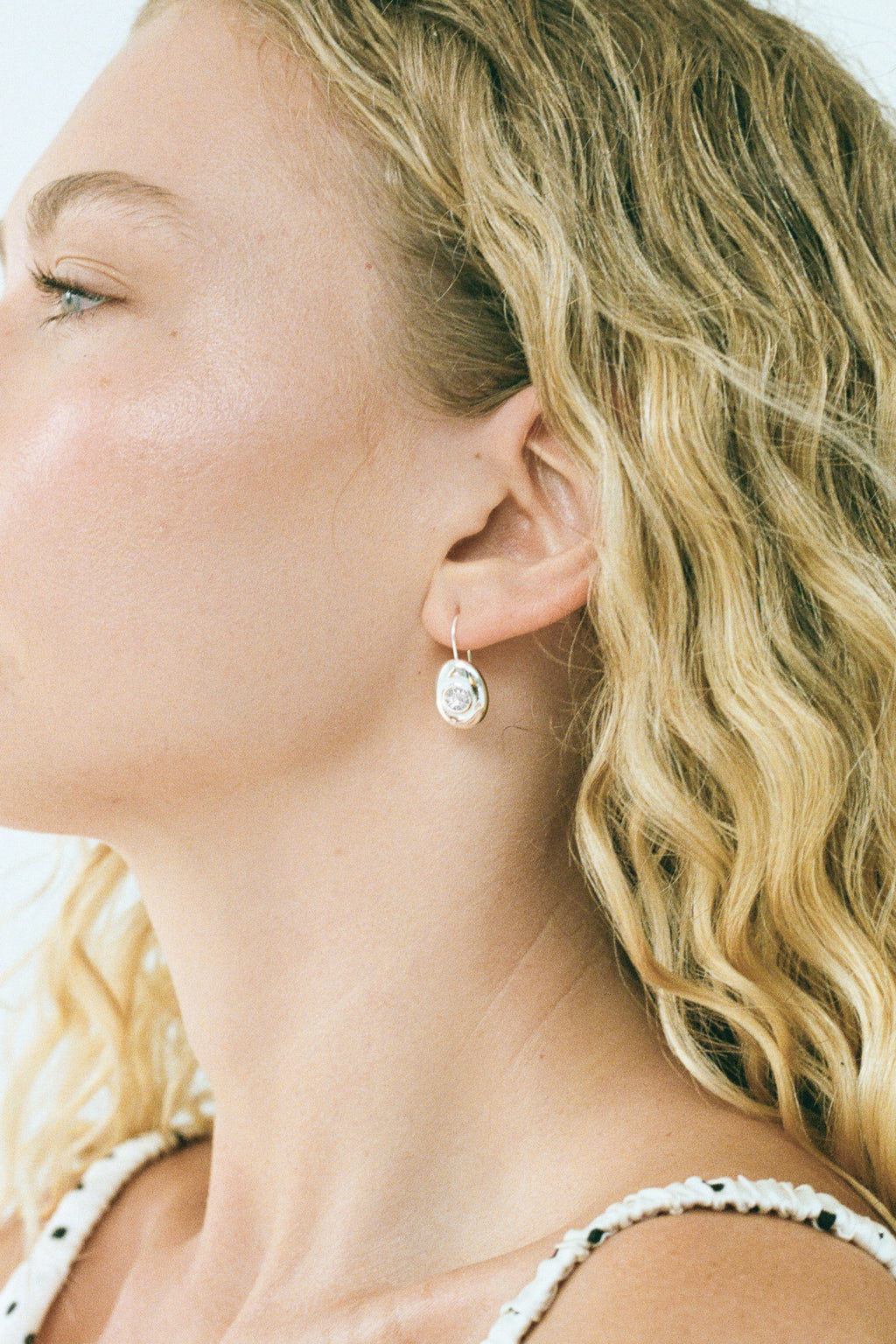 Porter Jewellery | White Gold Vermeil | Heritage Drop Earrings
