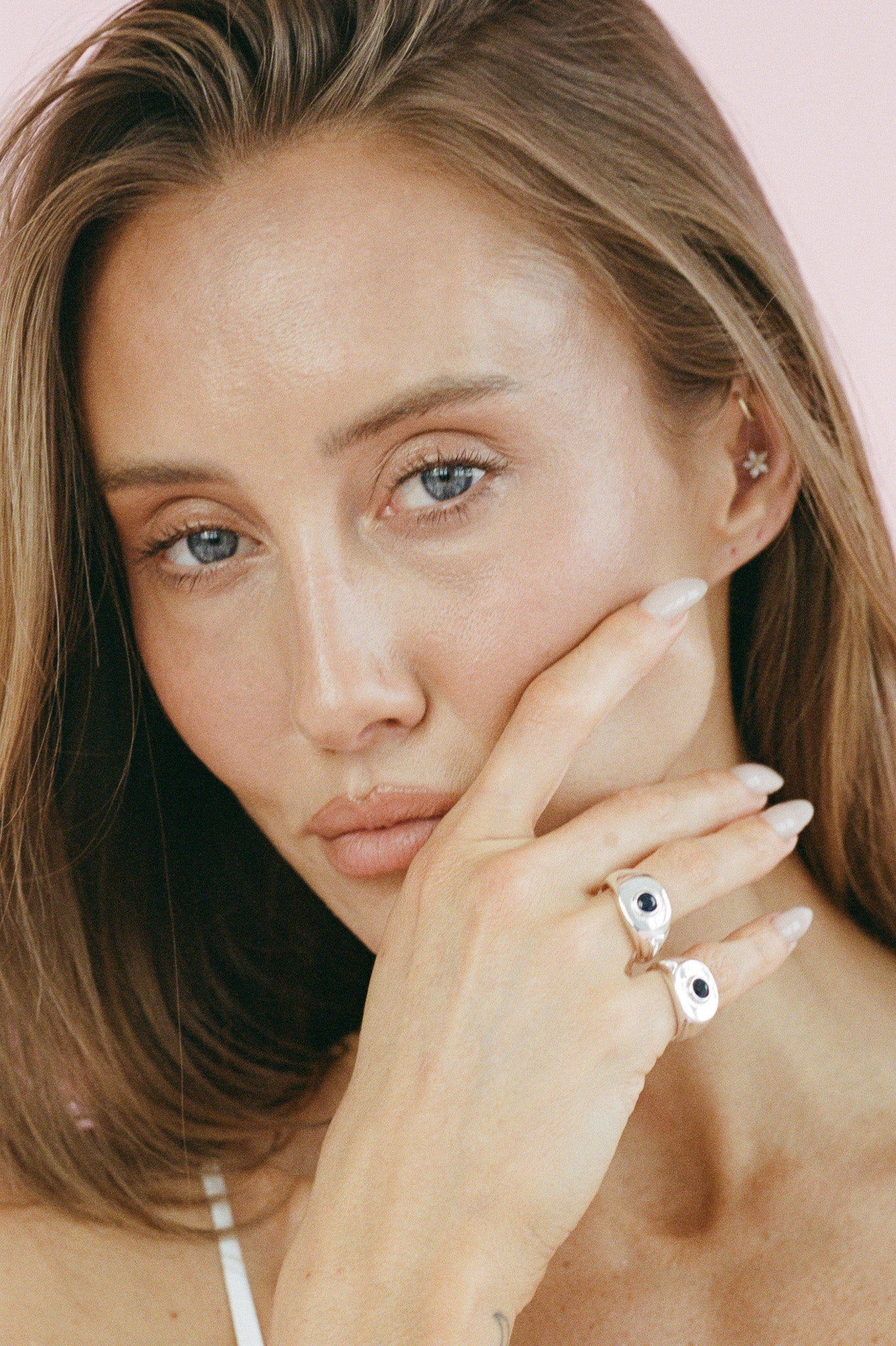 Porter Jewellery | White Gold Plating | Heritage Signet Pinky Ring