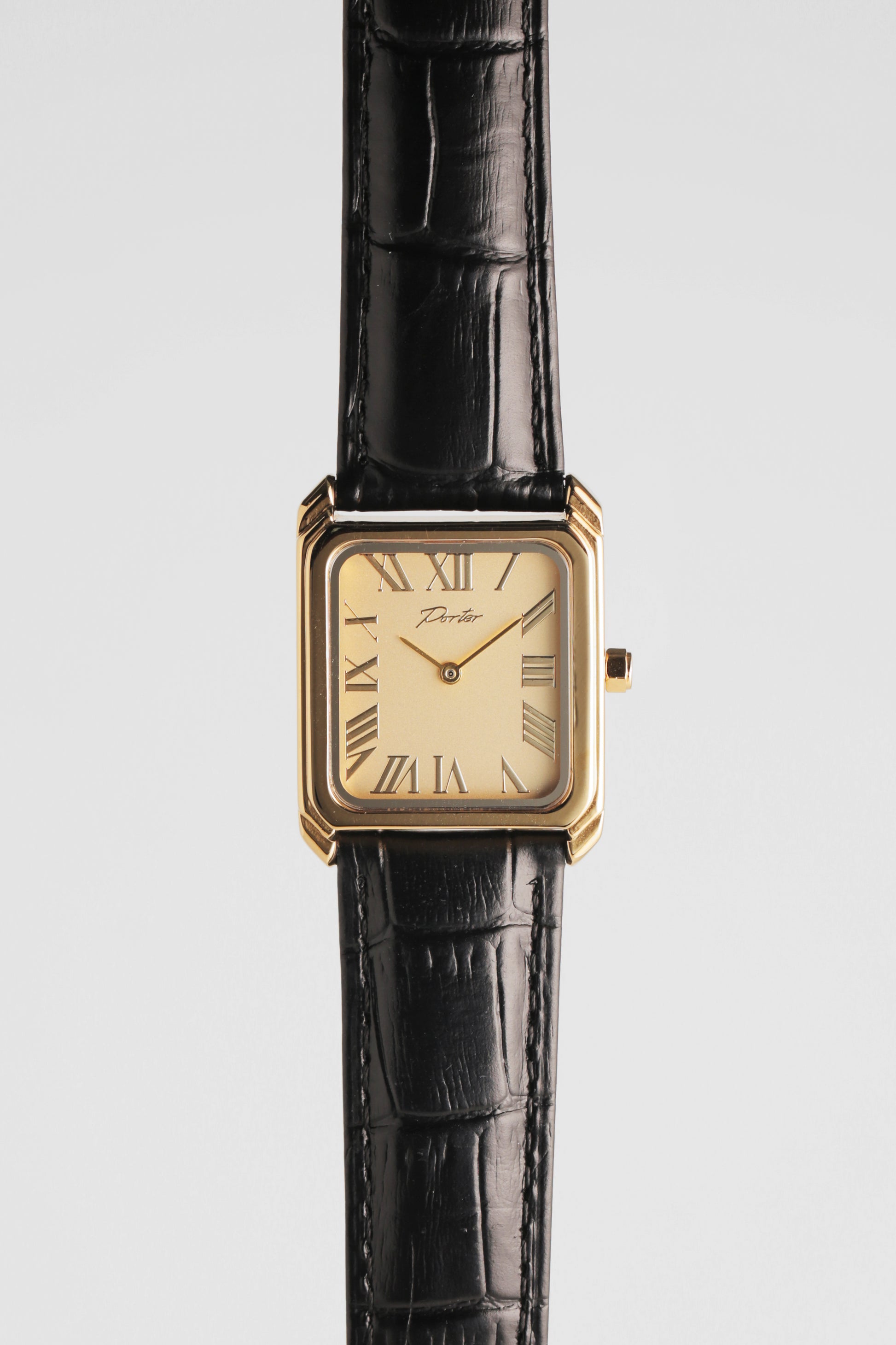 Porter Jewellery | 18k Gold Vermeil | Heritage Watch Noir