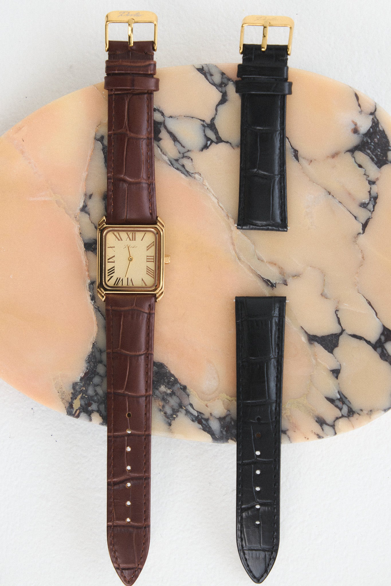 Porter Jewellery | 18k Gold Vermeil | Heritage Watch Walnut