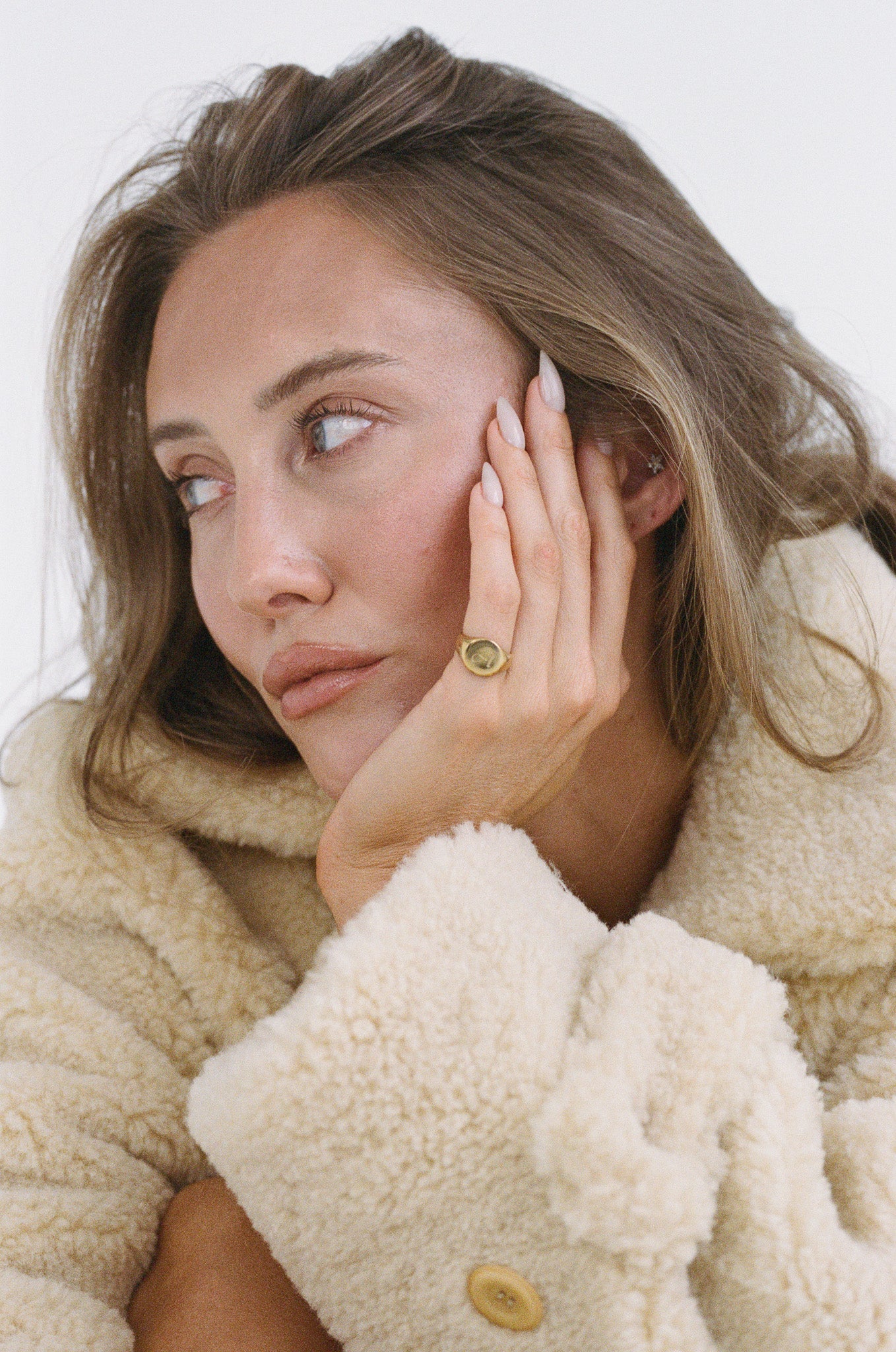 Porter Jewellery | 18k Gold Vermeil | Initial Pinky Signet Ring