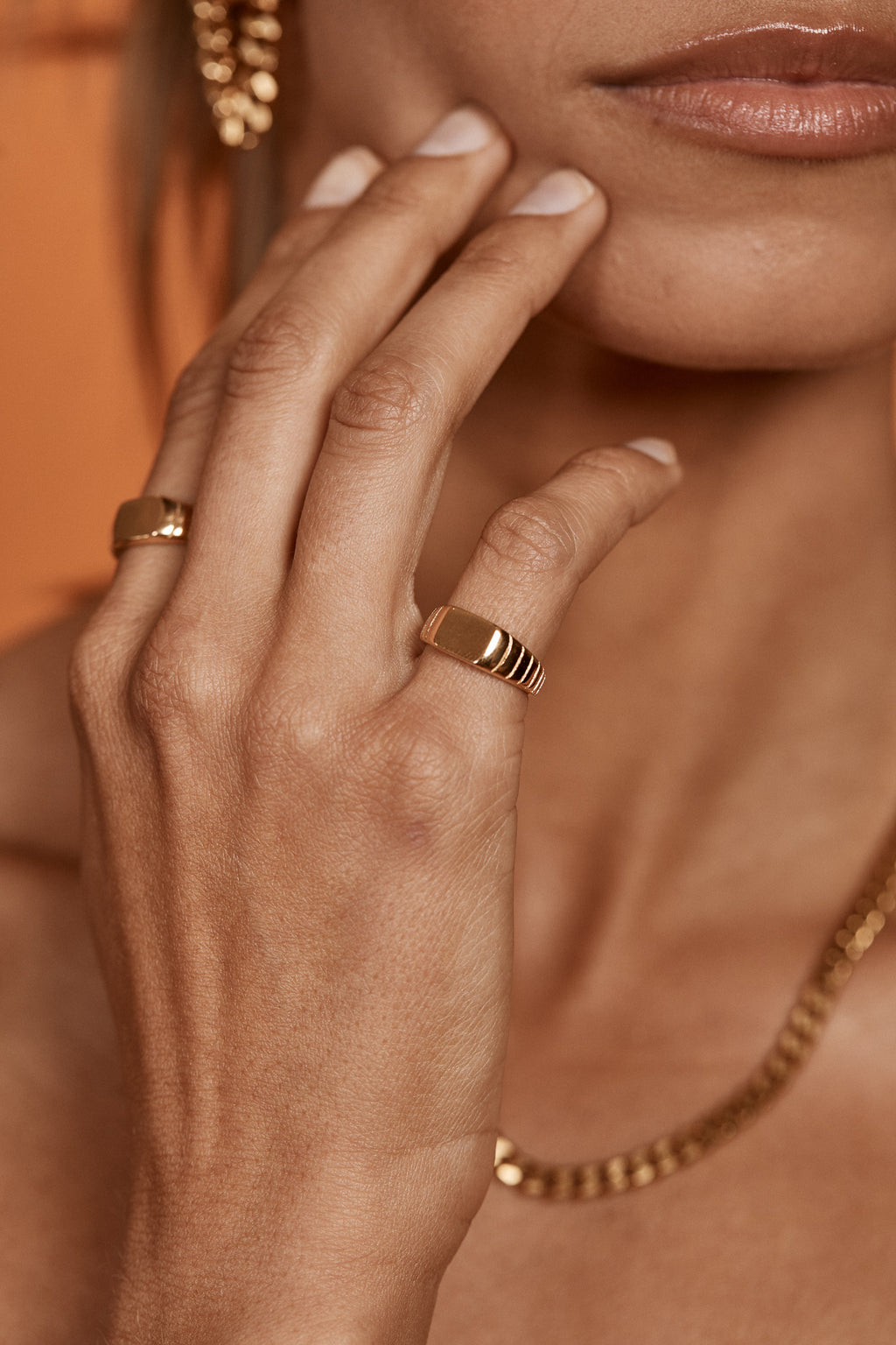 Bubble Ring - Thin & Plain Boyfriend Ring Set